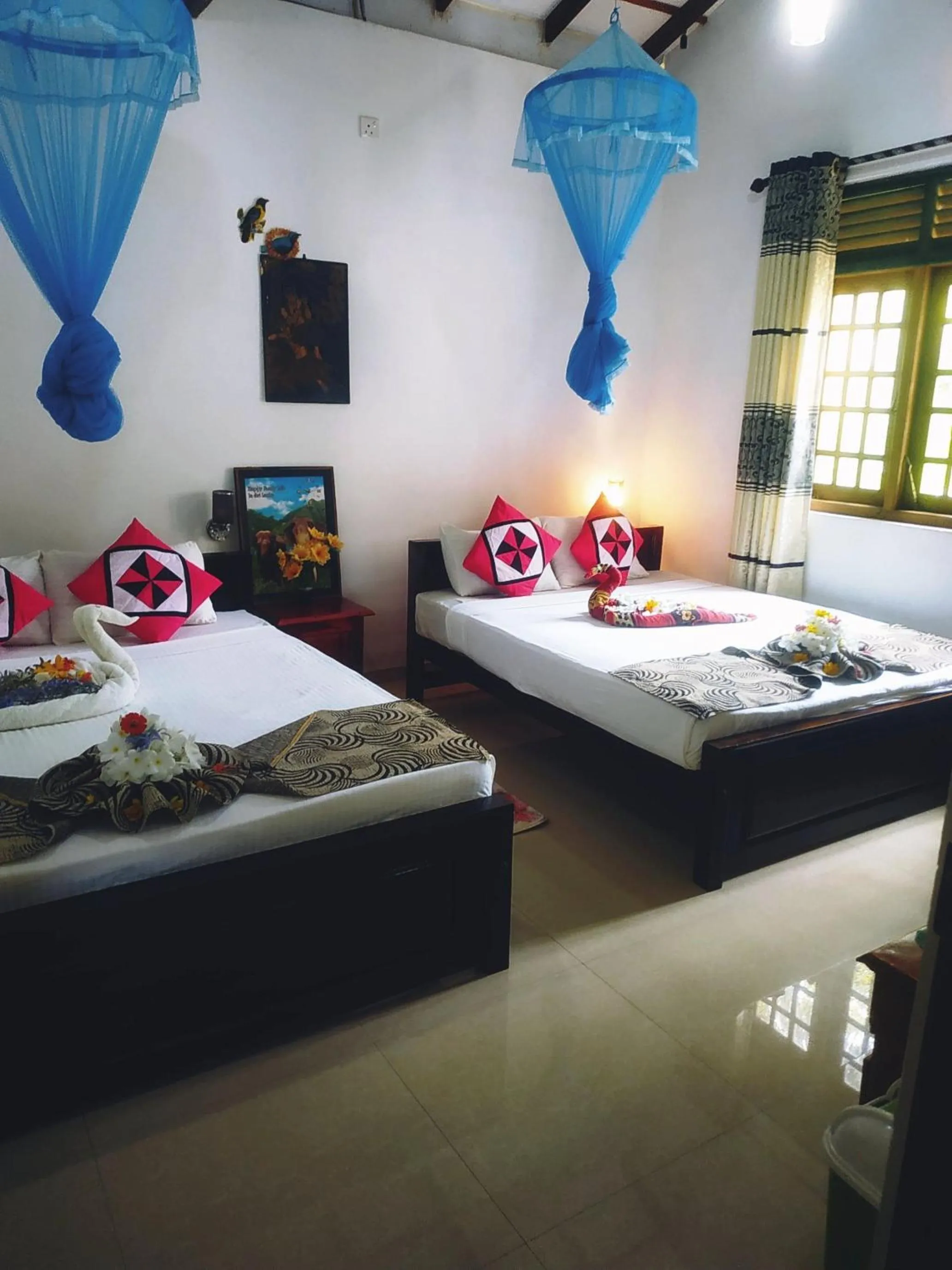 Bed in Greenwood Udawalawa Safari Resort