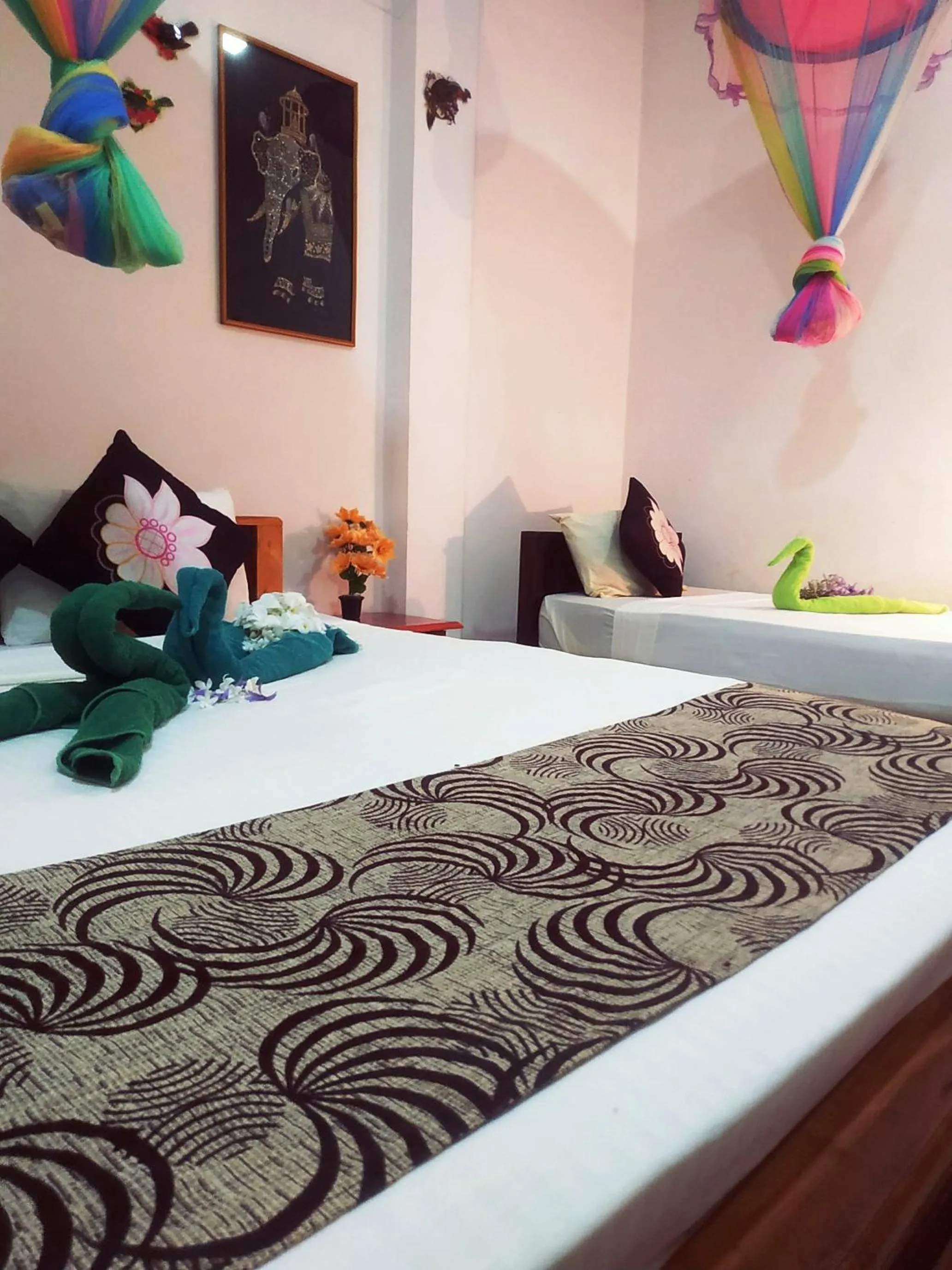 Bed in Greenwood Udawalawa Safari Resort