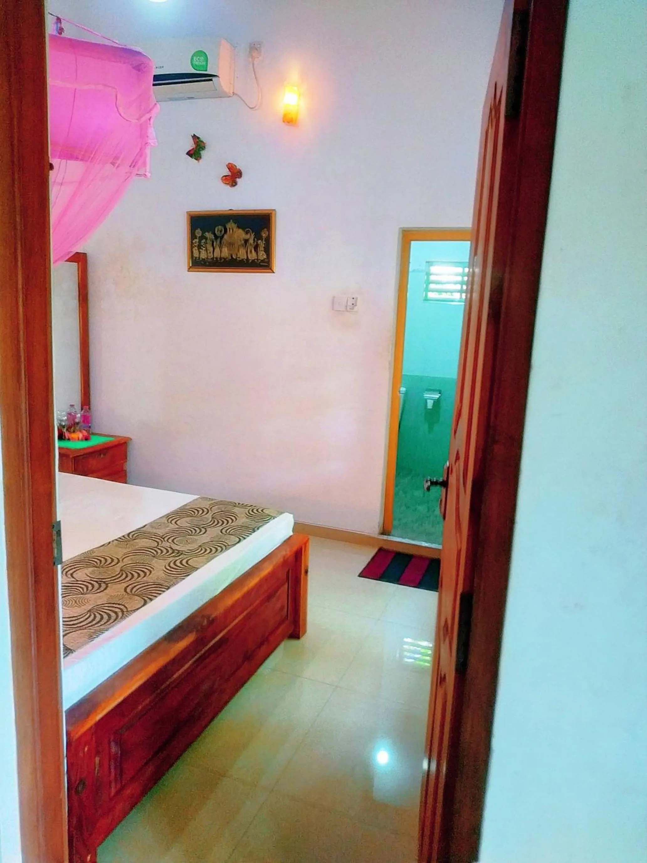 Bed in Greenwood Udawalawa Safari Resort