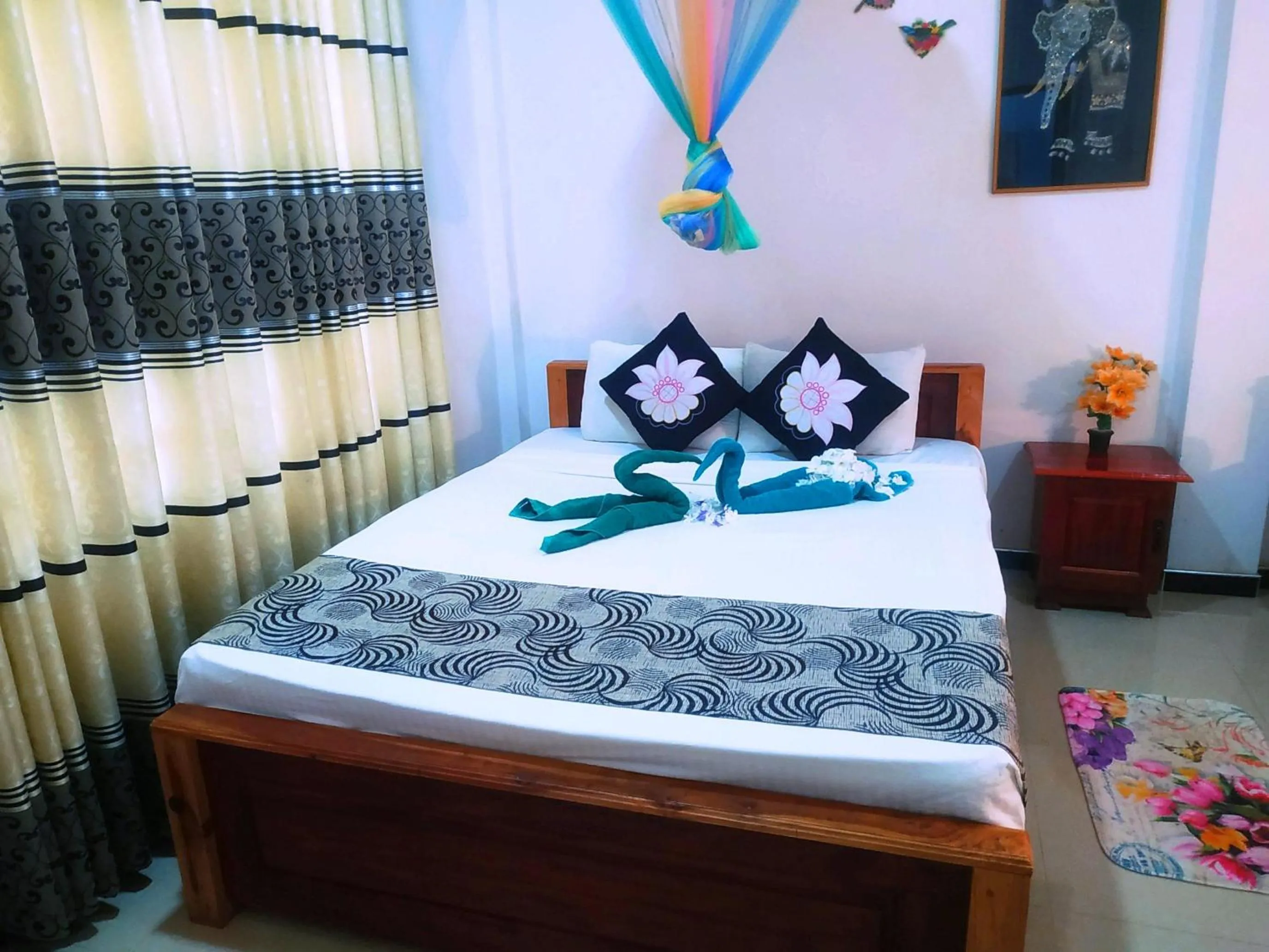 Bed in Greenwood Udawalawa Safari Resort