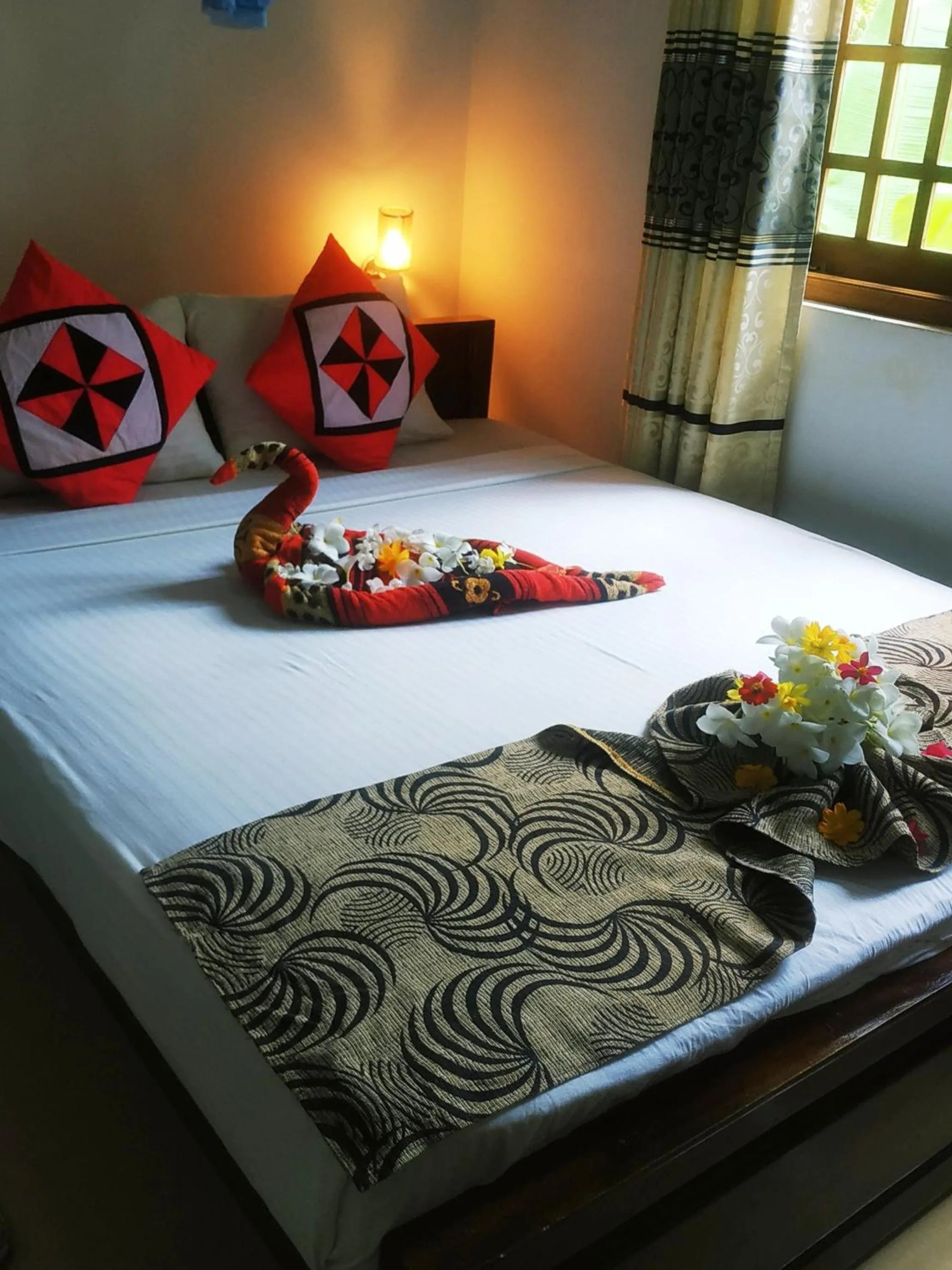 Bed in Greenwood Udawalawa Safari Resort