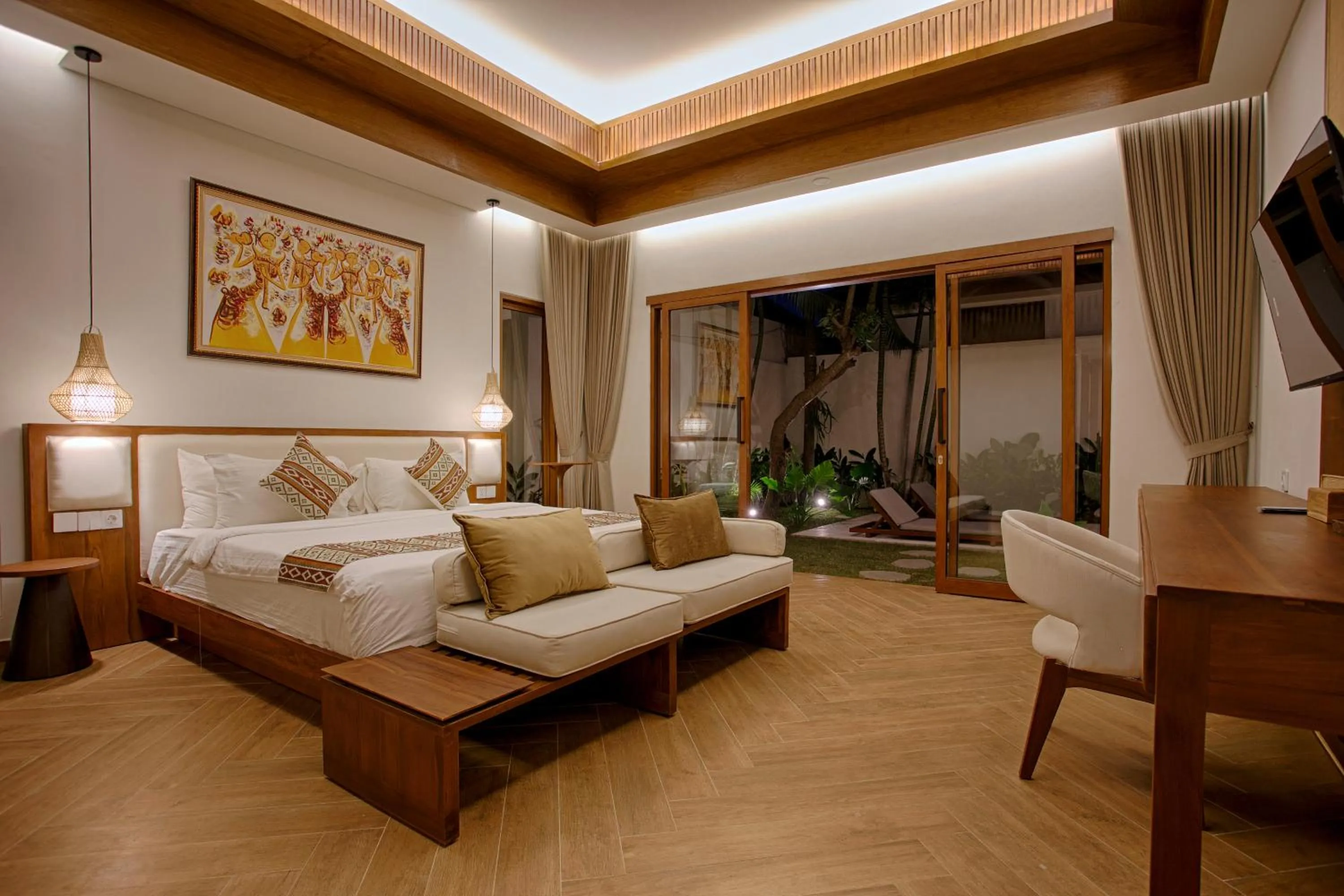 Bedroom, Bed in My Villa and Resort Canggu