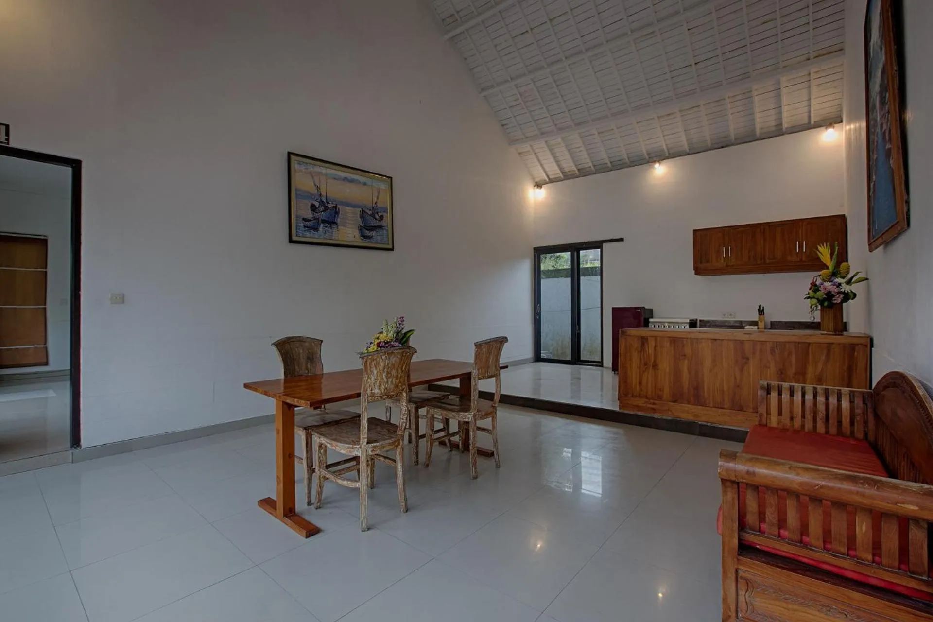 Living room in My Villa and Resort Canggu