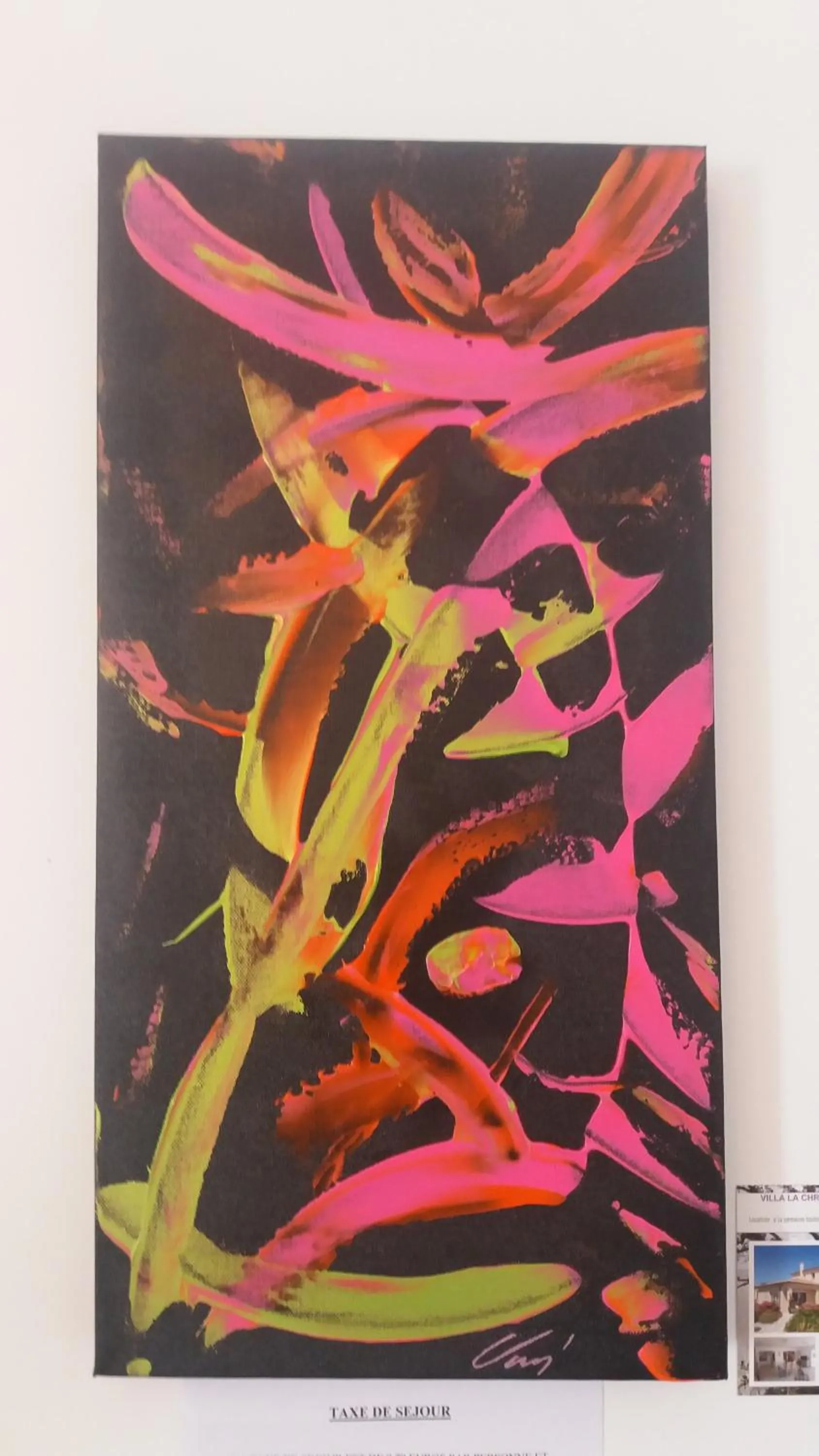 Decorative detail in Chambre d'Hôtes Les Orchidées FUTUROSCOPE CHASSENEUIL POITIERS