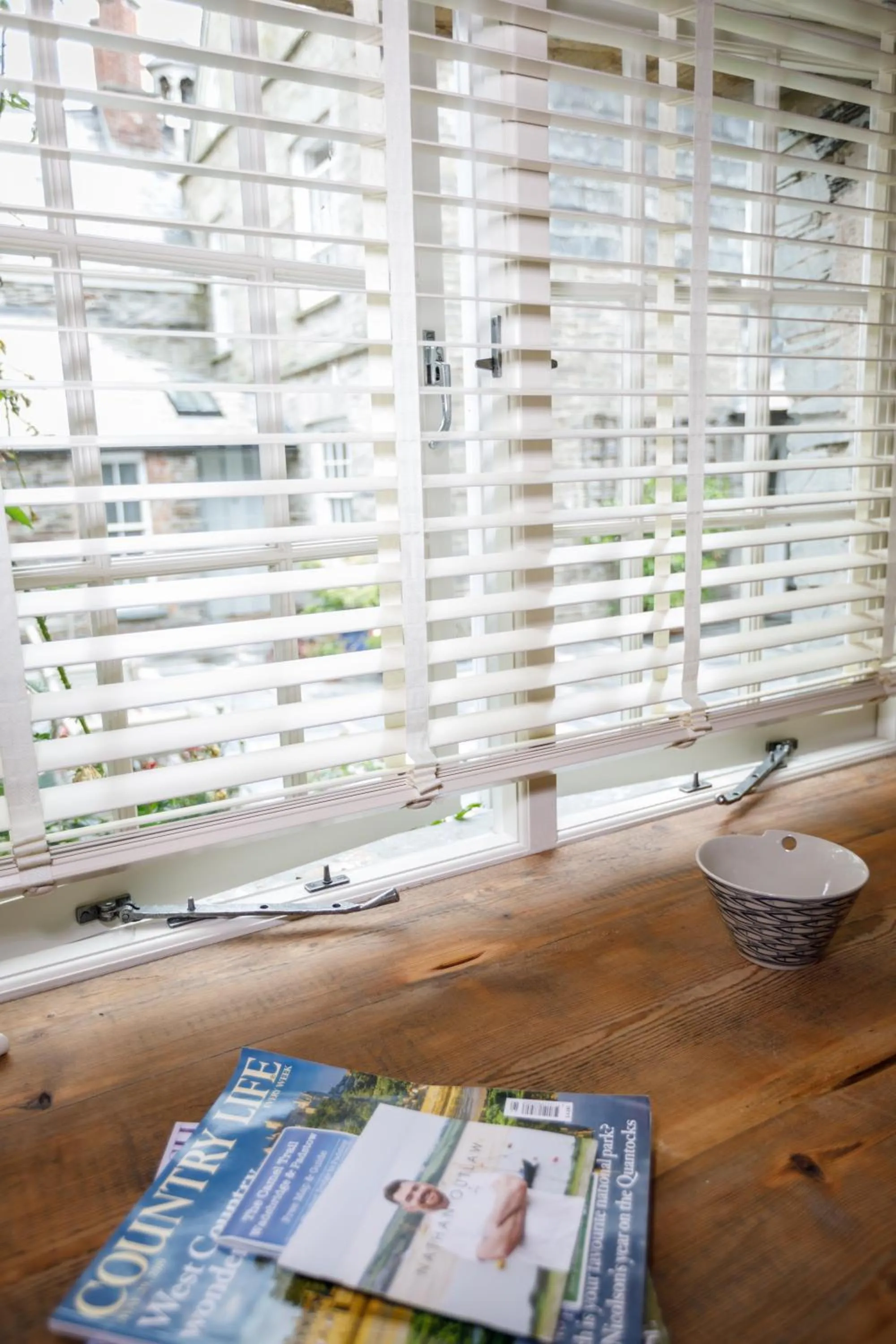 Inner courtyard view in Trewornan Manor