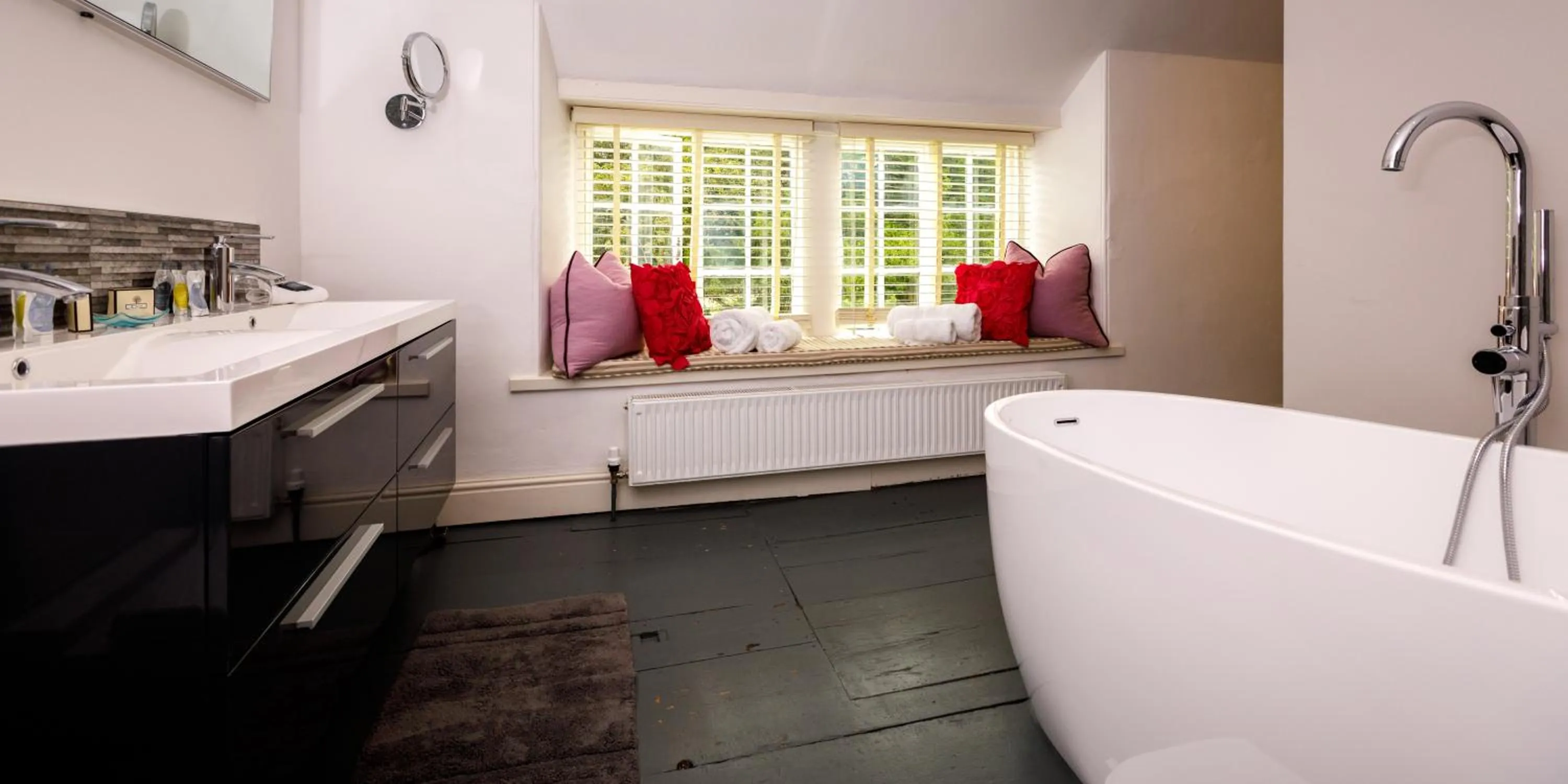 Bathroom in Trewornan Manor