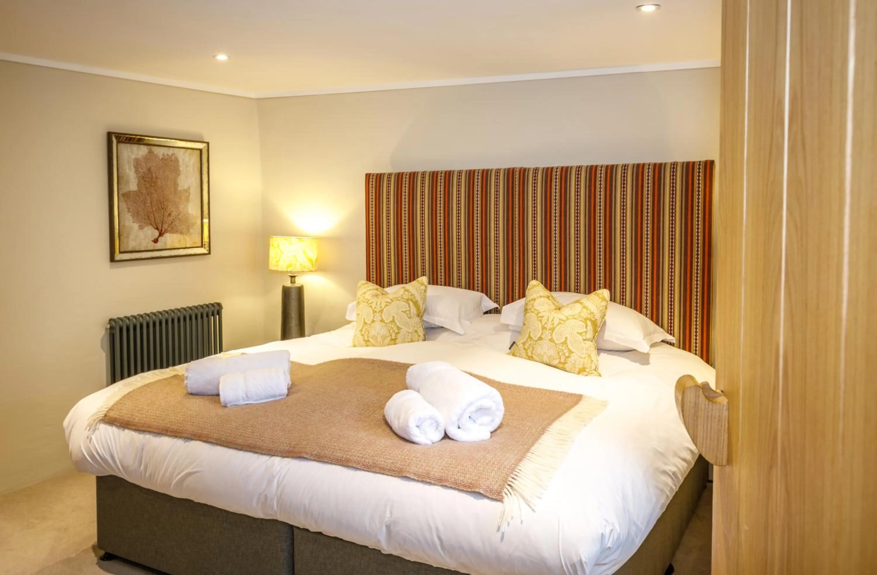 Bed in Trewornan Manor