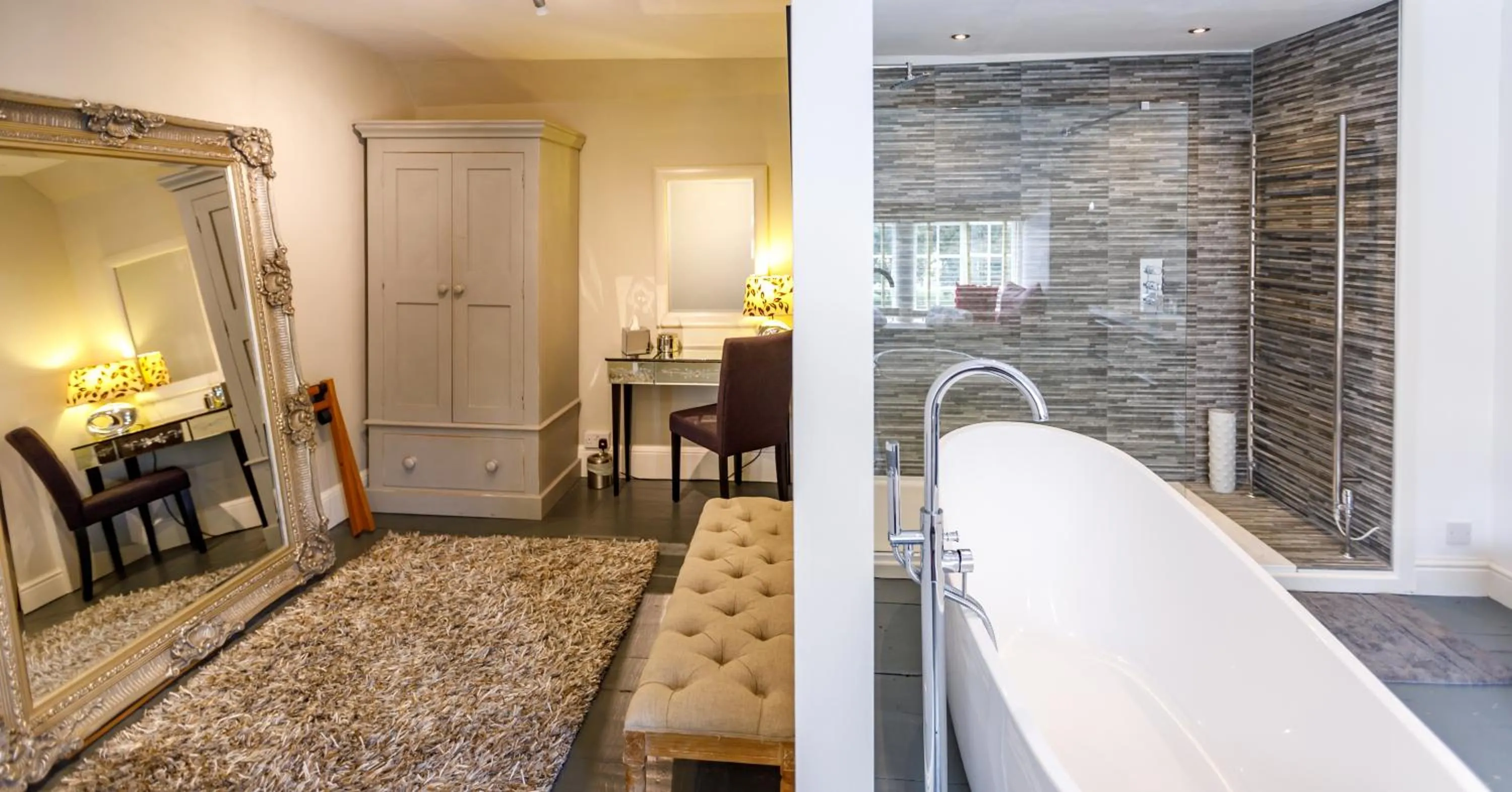 Shower in Trewornan Manor