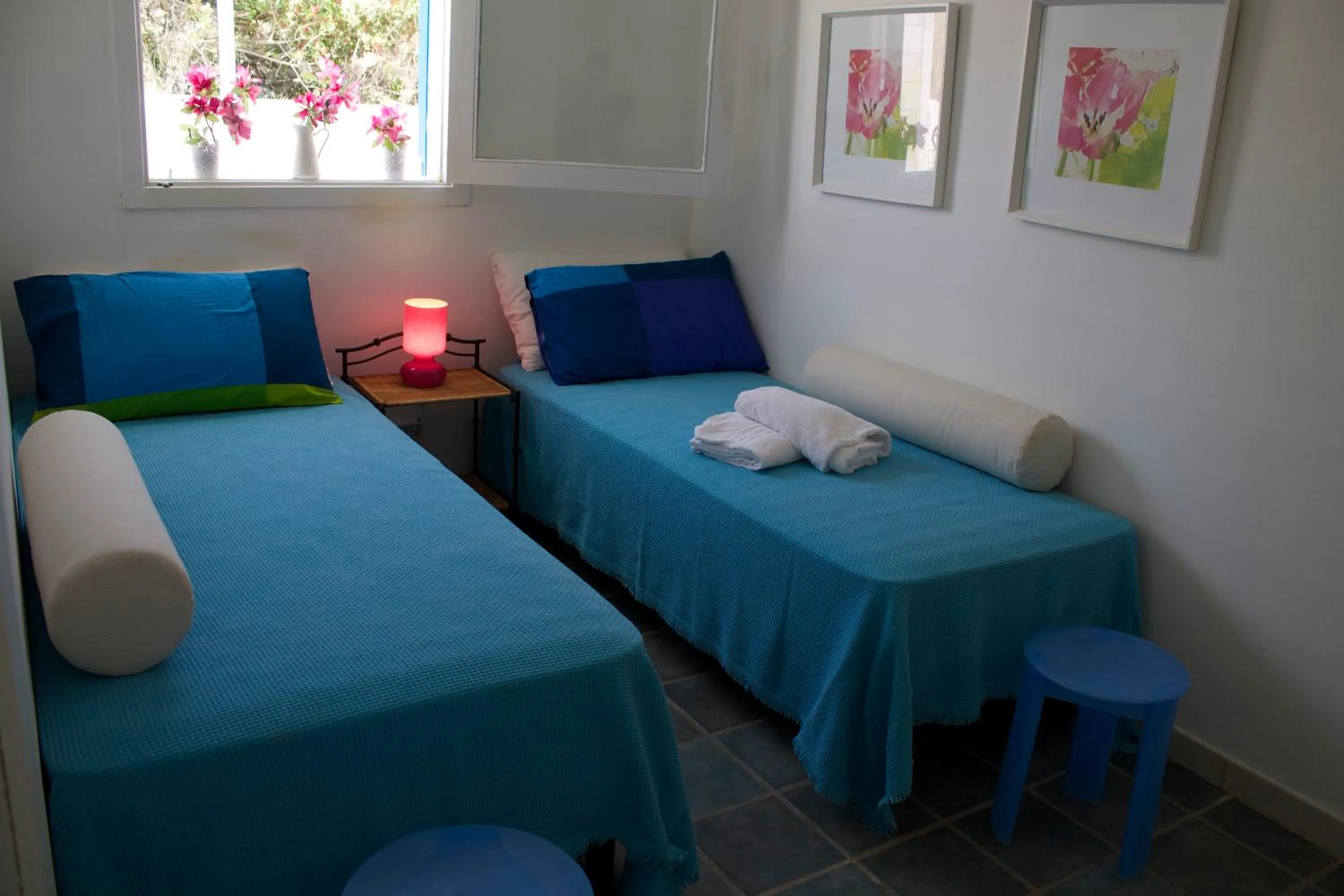 Bed in Villa Porto Ulisse