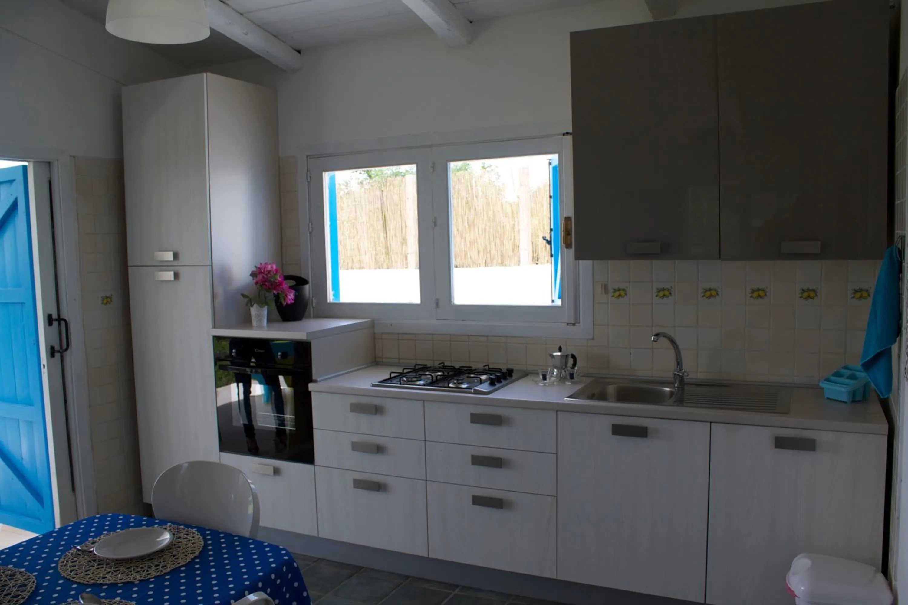 Kitchen or kitchenette in Villa Porto Ulisse