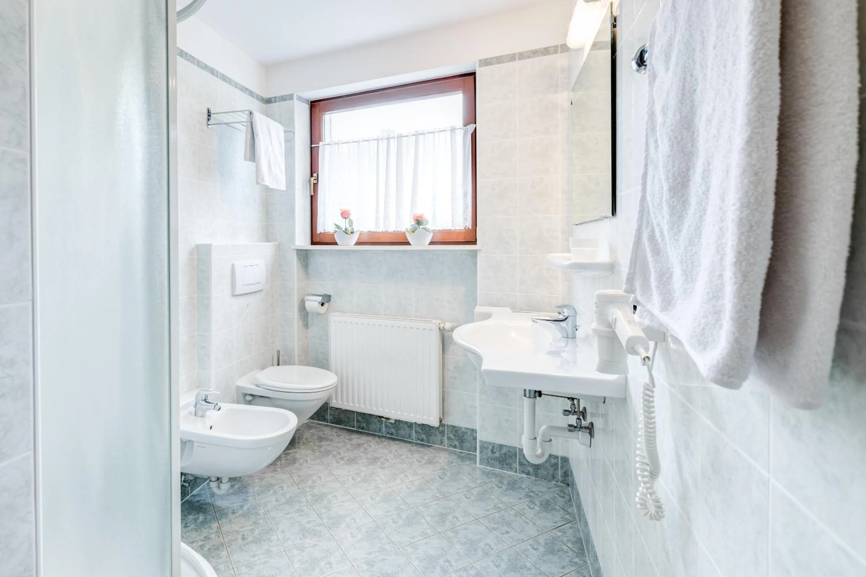 Bathroom in Pension Haus am See