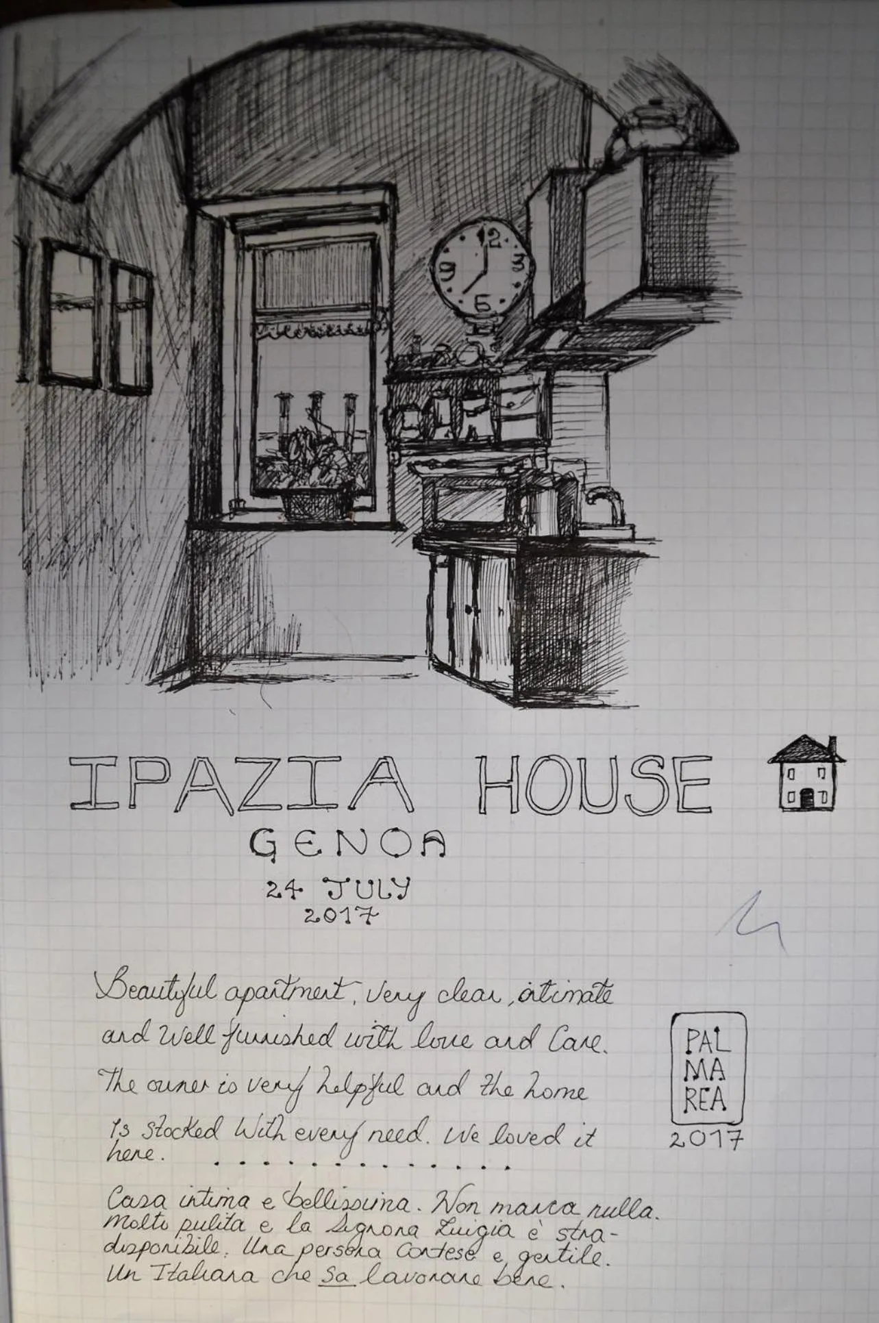 Decorative detail in Ipazia House