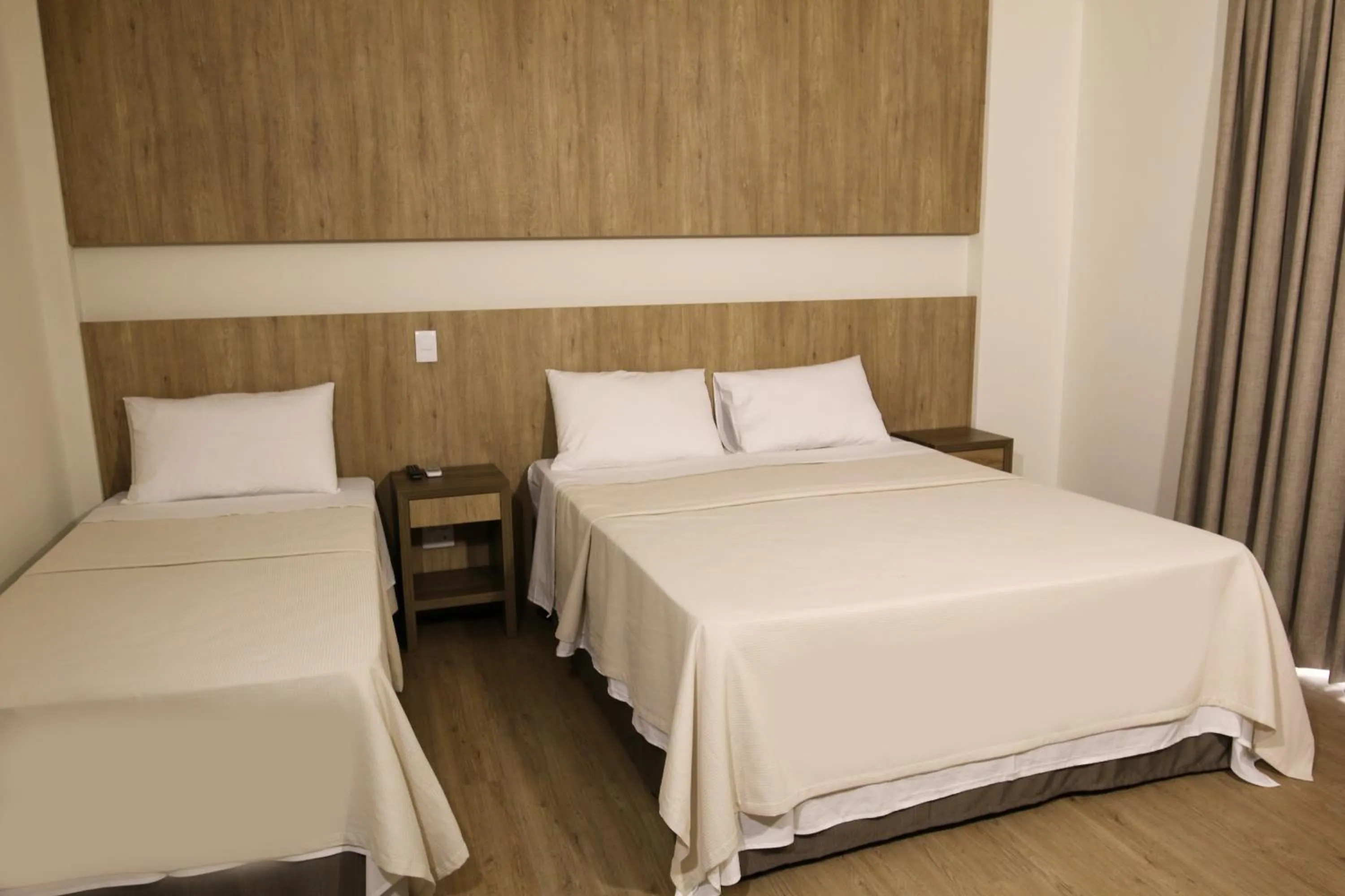 Bed in Ouro Minas Plaza Hotel
