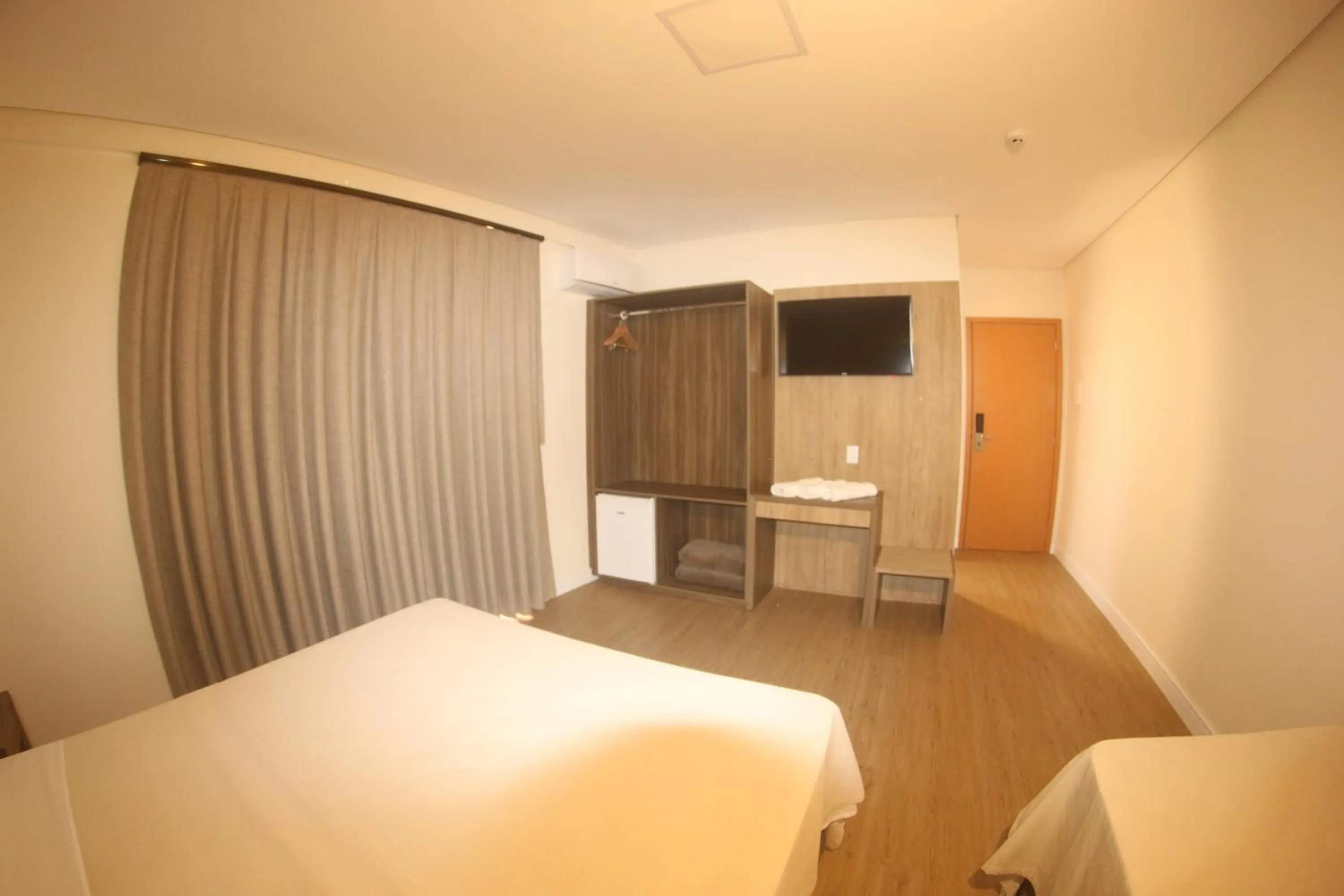 Bed in Ouro Minas Plaza Hotel