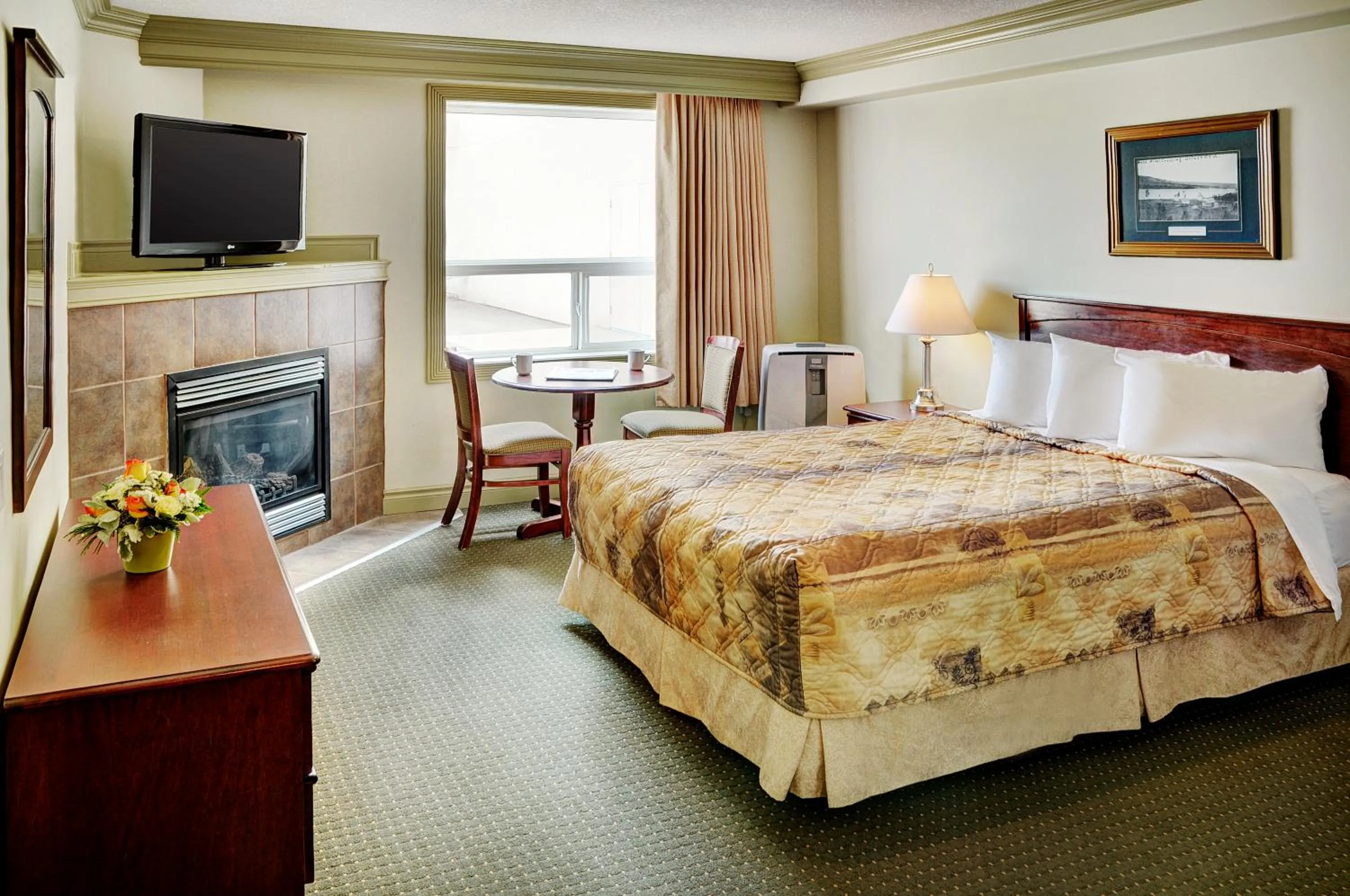 Bed in Nova Inn Peace River