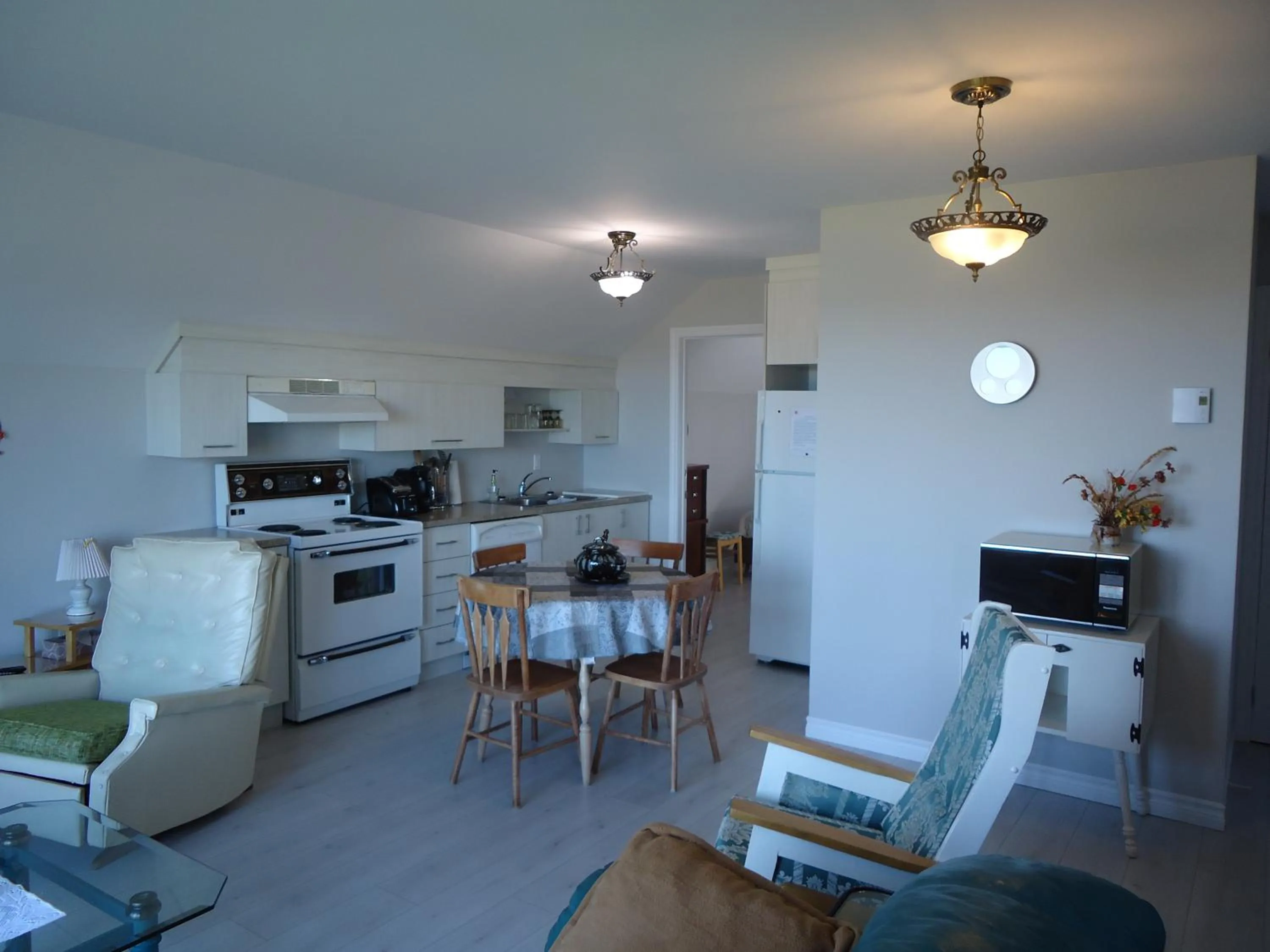 Kitchen or kitchenette in Domaine sur une plage