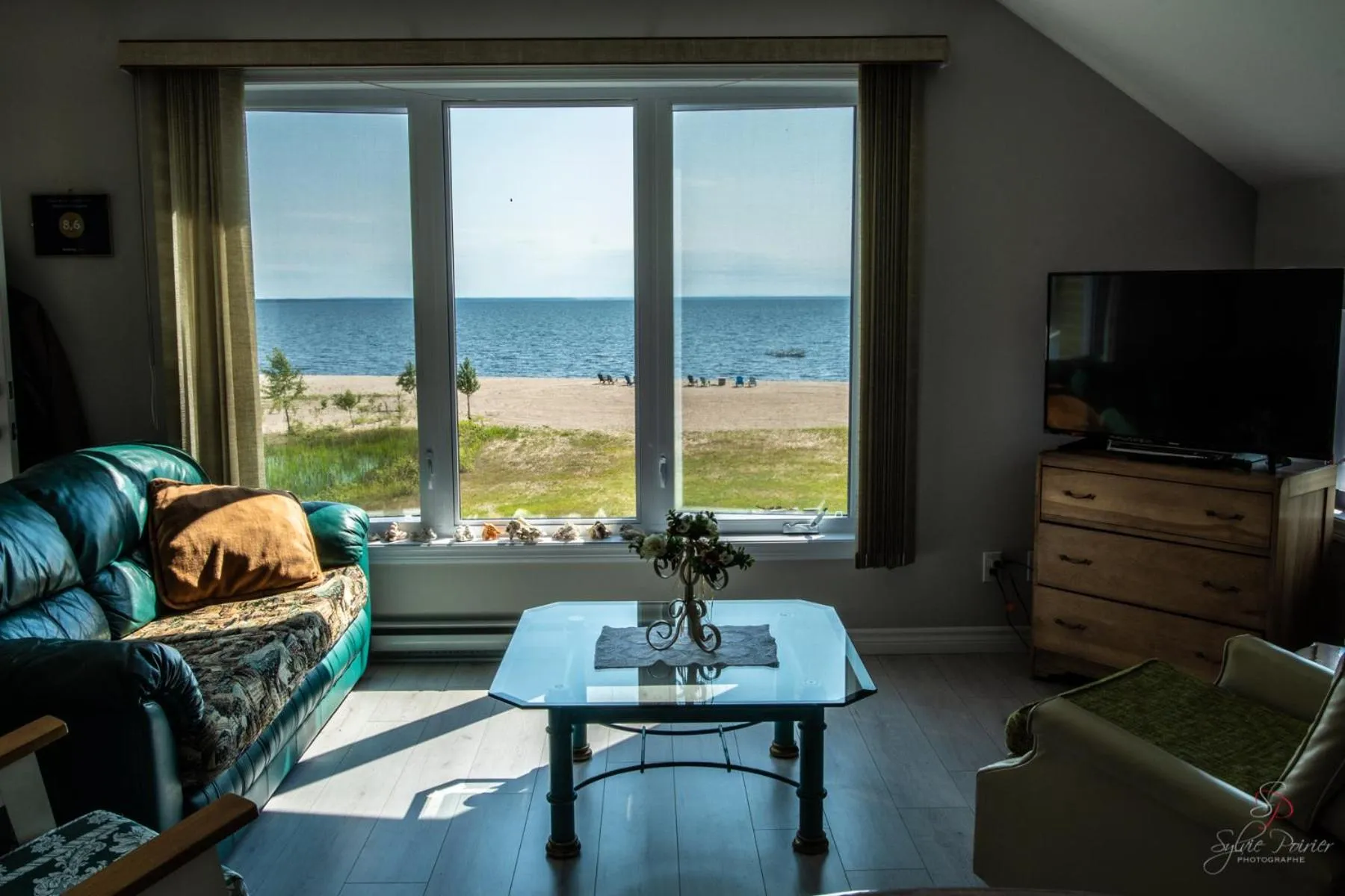 Domaine sur une plage