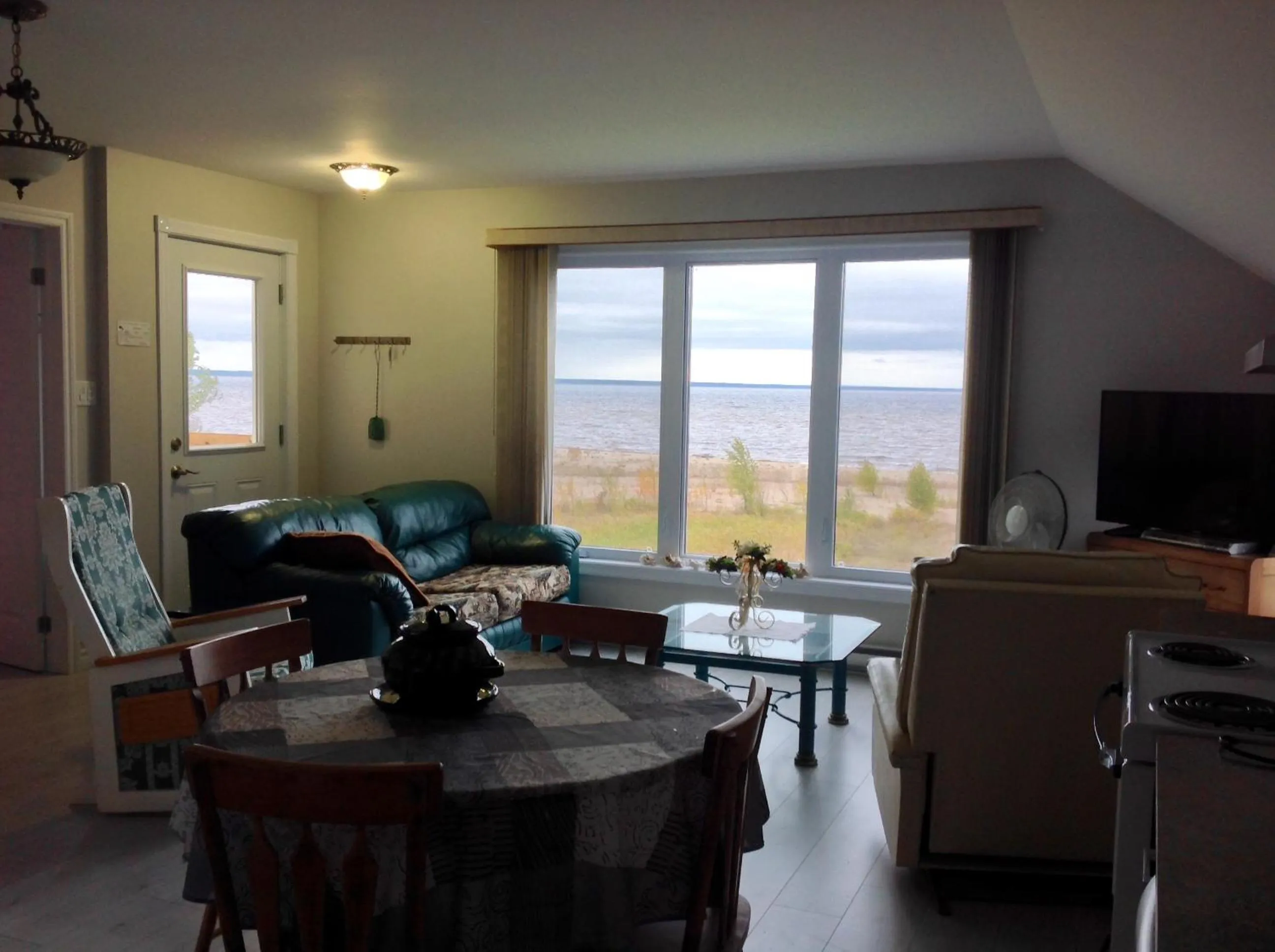 Living room in Domaine sur une plage