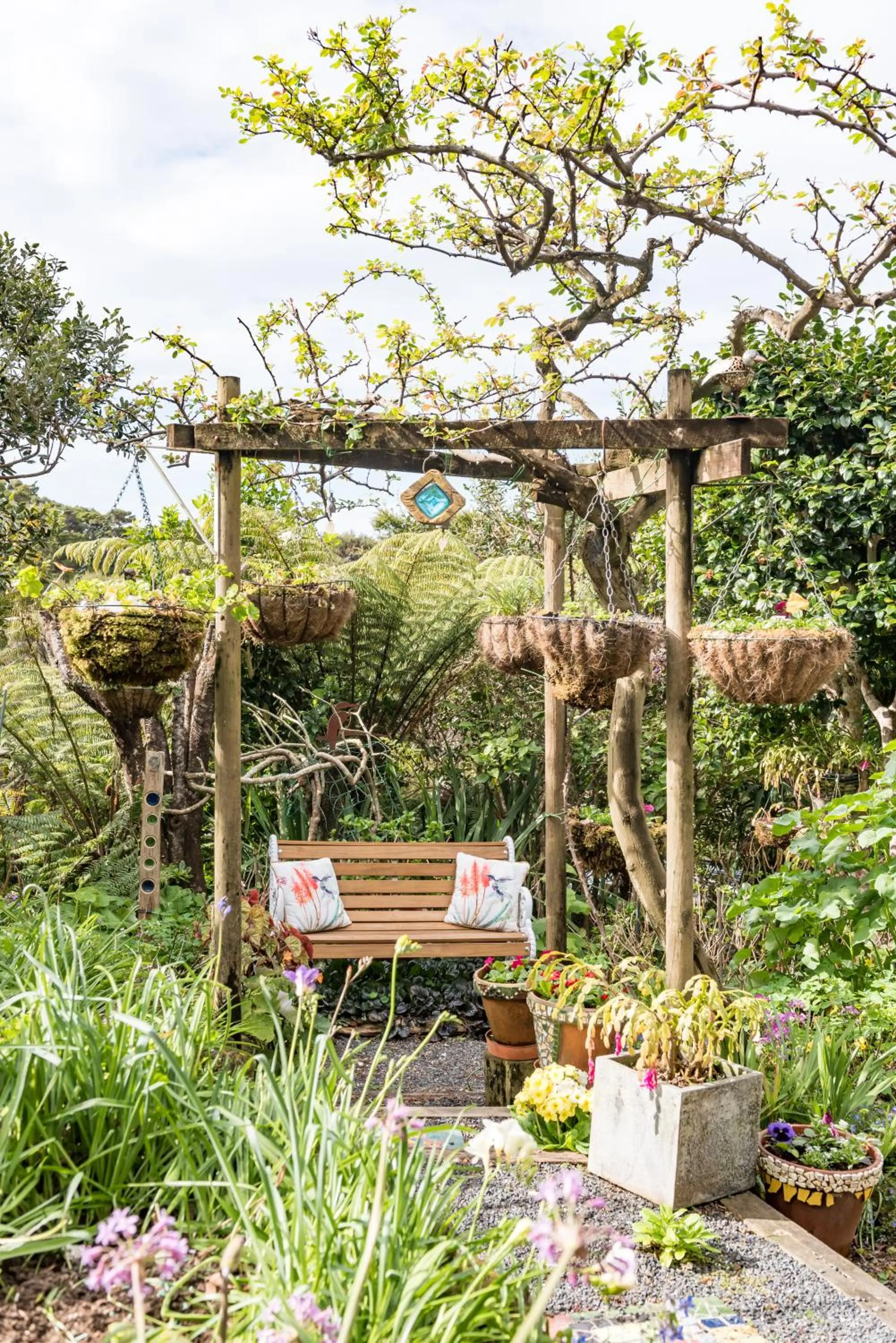 Garden view in Craicor Boutique Apartments