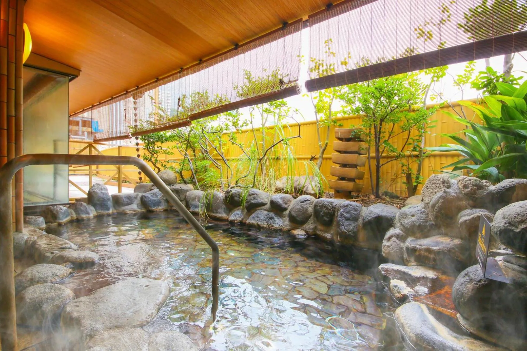 Open Air Bath in Ooedo Onsen Monogatari Premium Atami