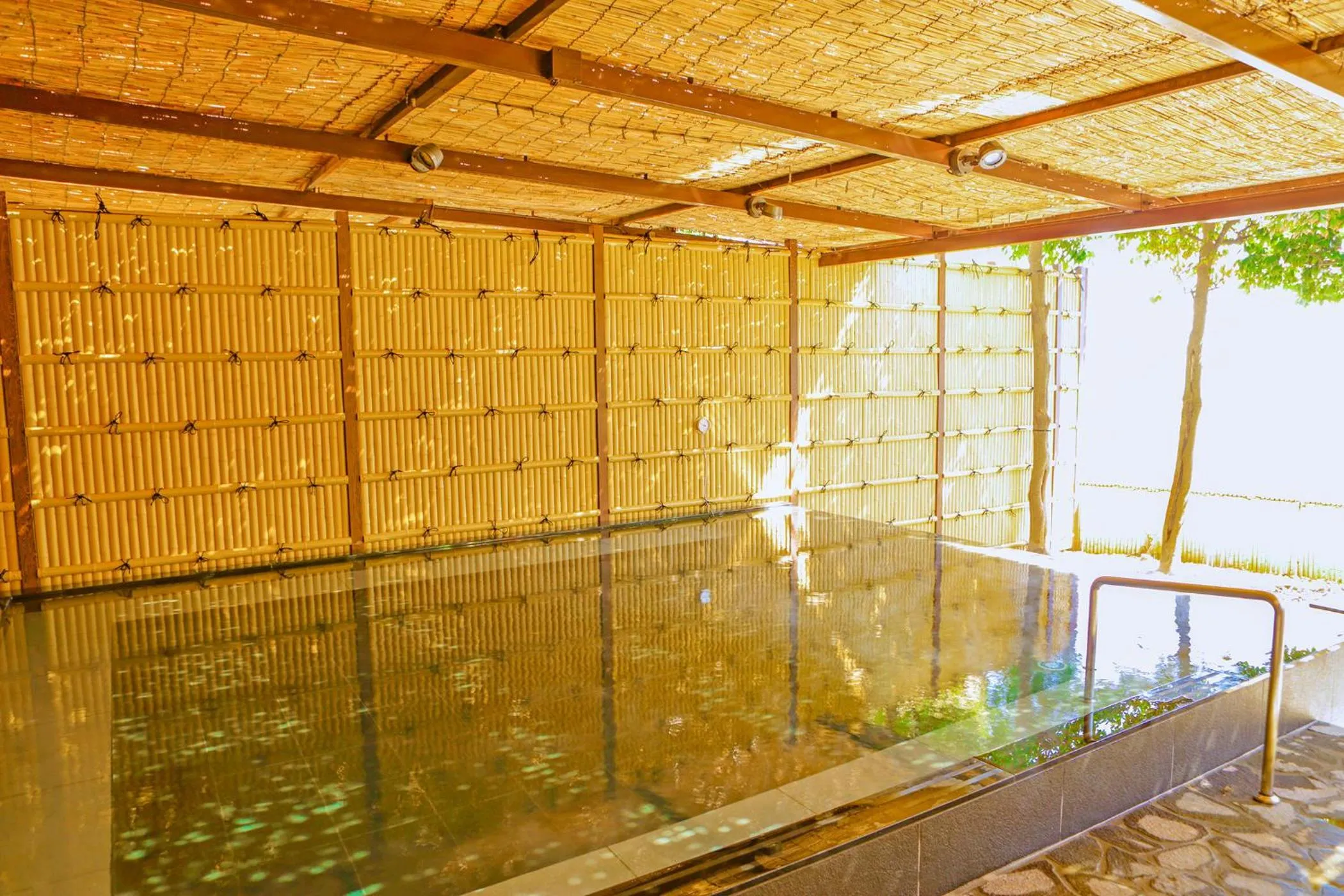 Open Air Bath in Ooedo Onsen Monogatari Premium Atami