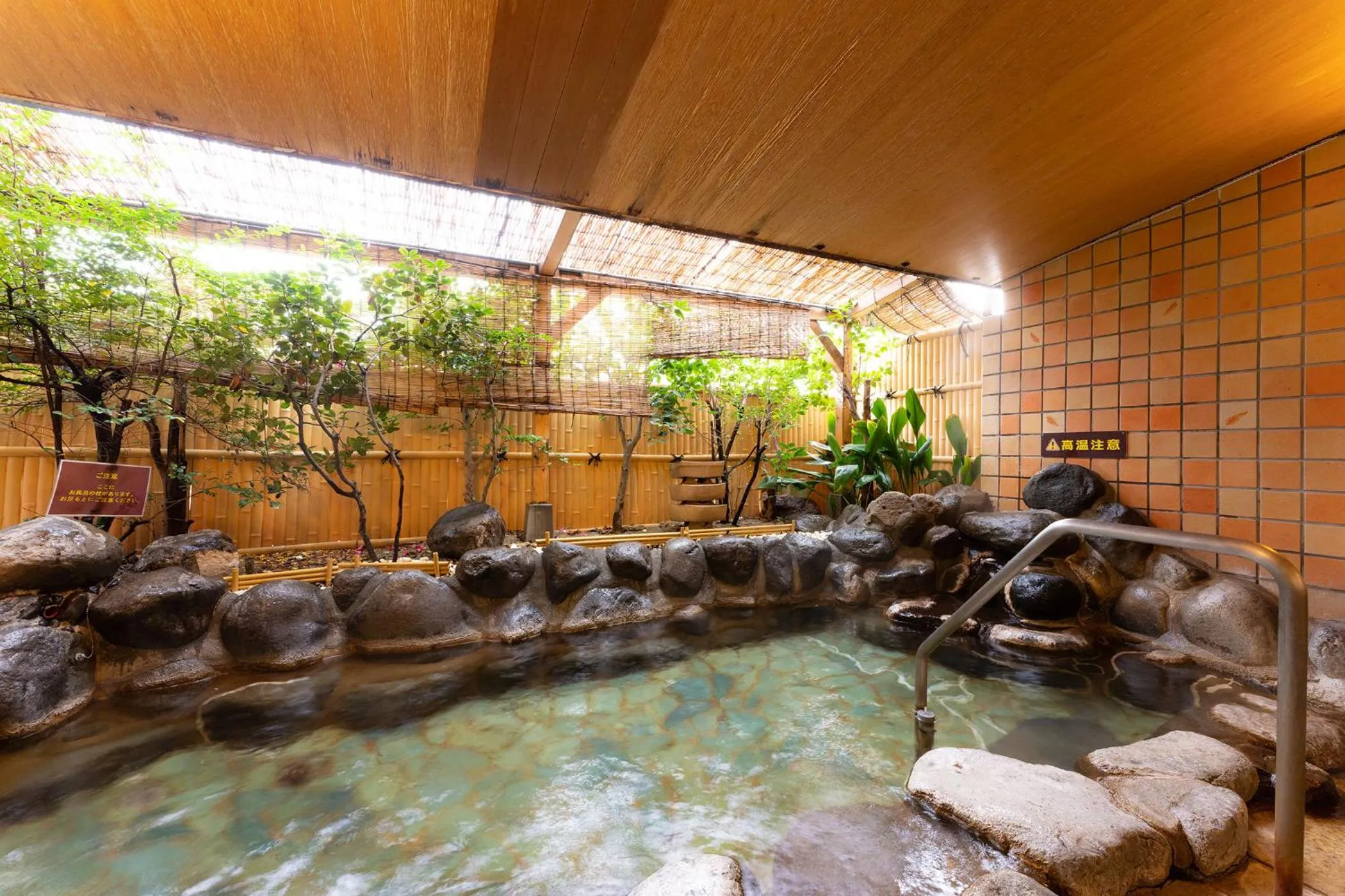 Open Air Bath in Ooedo Onsen Monogatari Premium Atami