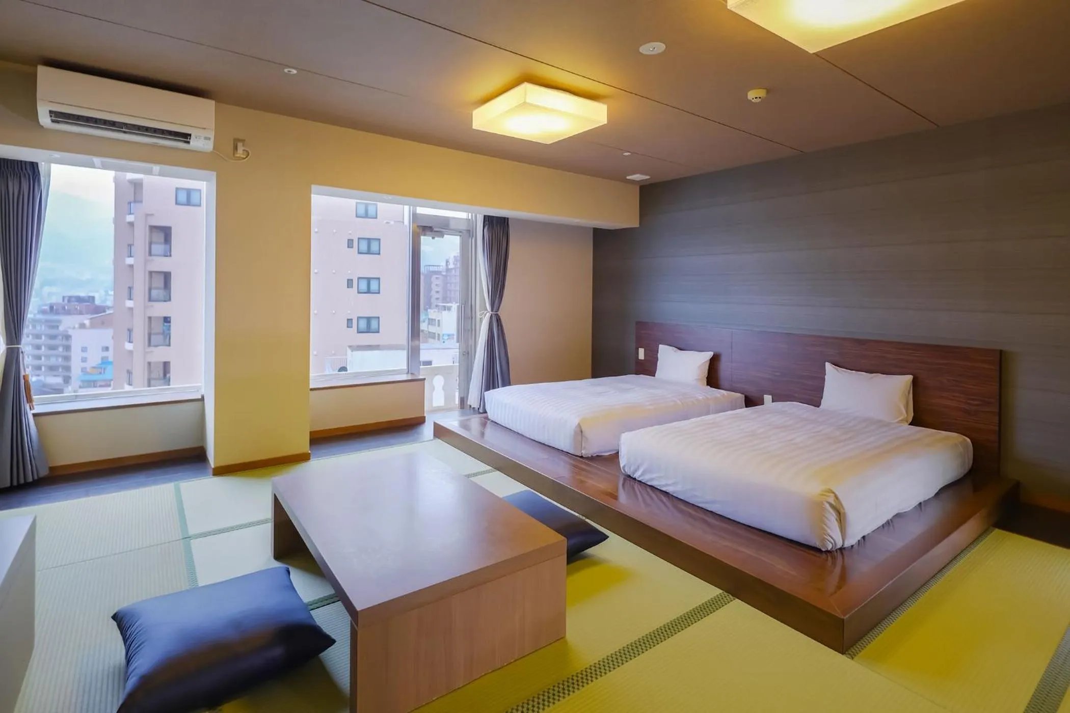 Bed in Ooedo Onsen Monogatari Premium Atami