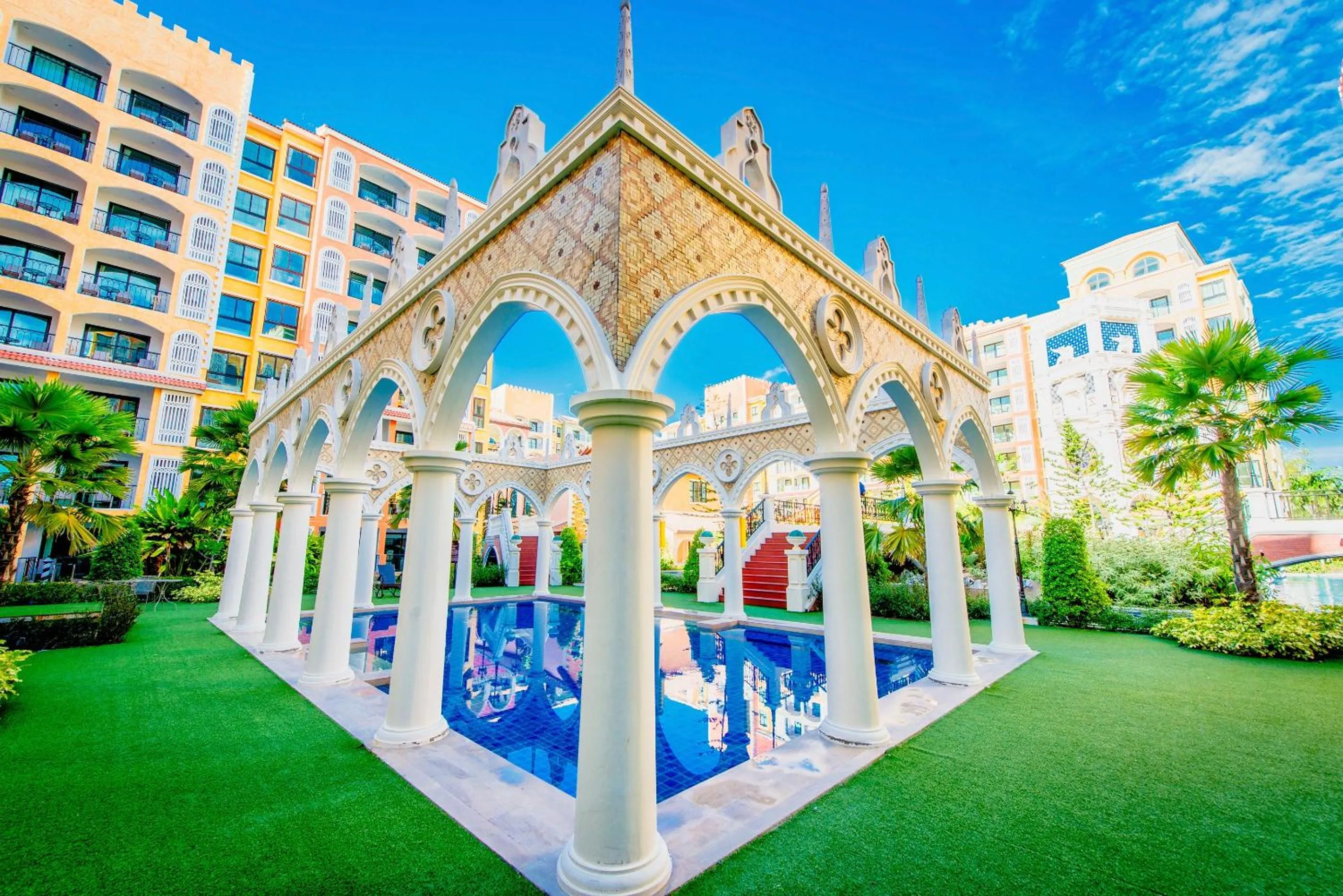 Patio in Venetian Resort Pattaya