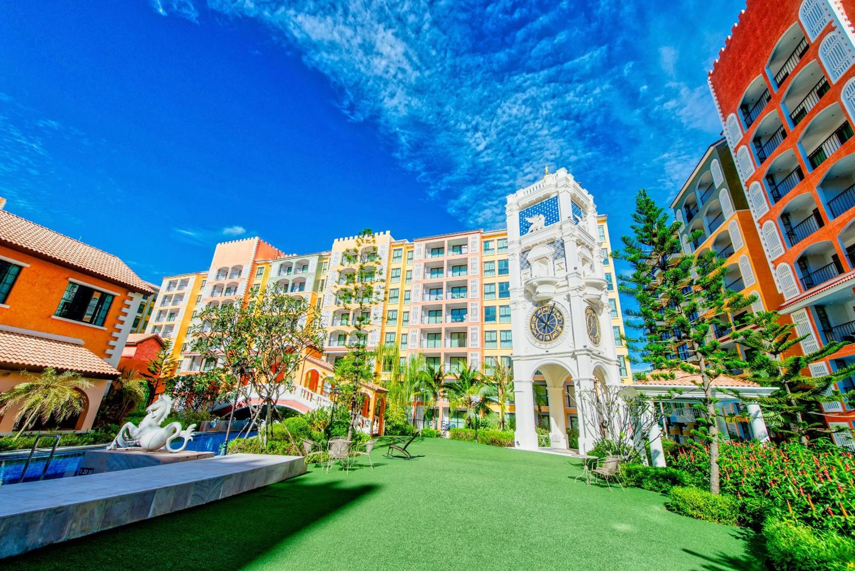 Property building in Venetian Resort Pattaya