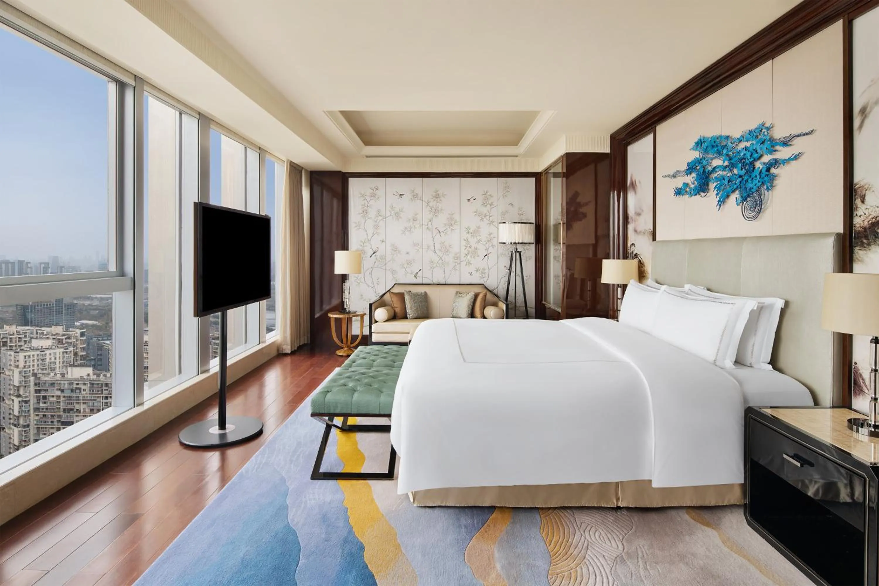 Photo of the whole room, Bed in Vignette Collection Palm Springs Hotel Chengdu by IHG