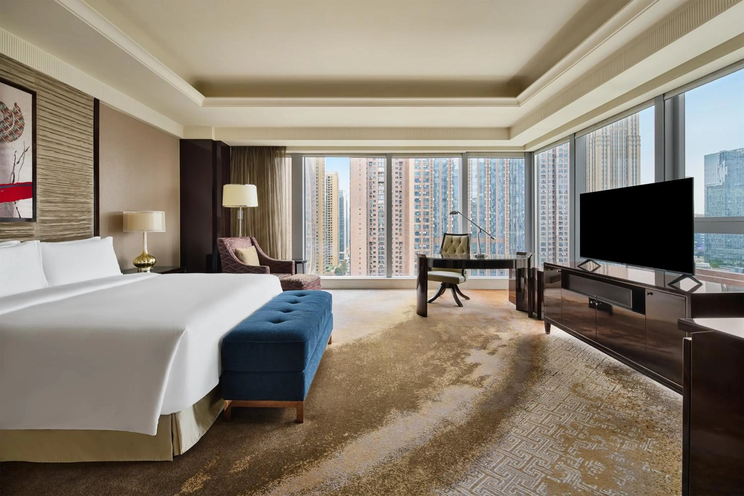 Photo of the whole room, Bed in Vignette Collection Palm Springs Hotel Chengdu by IHG