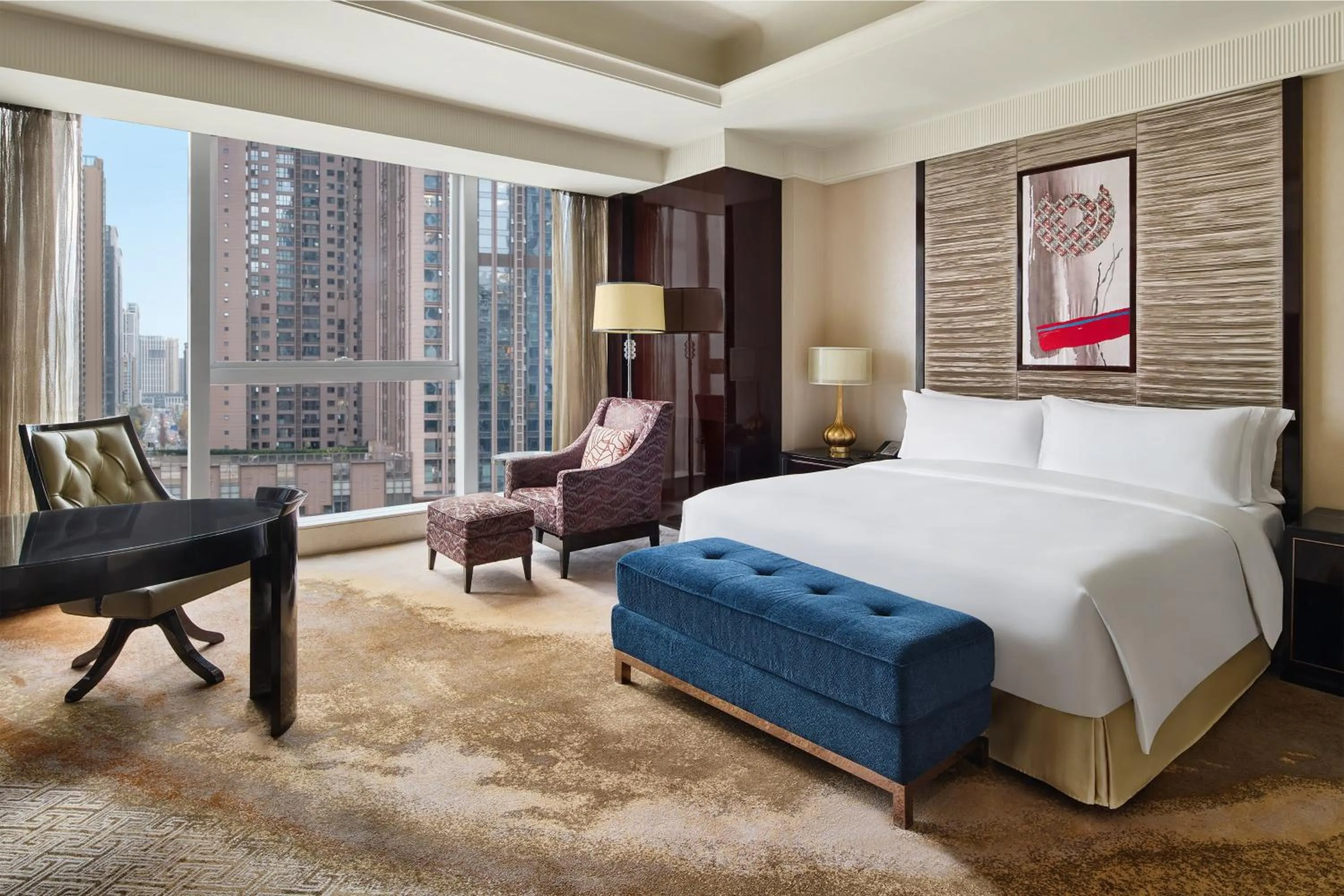 Photo of the whole room, Bed in Vignette Collection Palm Springs Hotel Chengdu by IHG