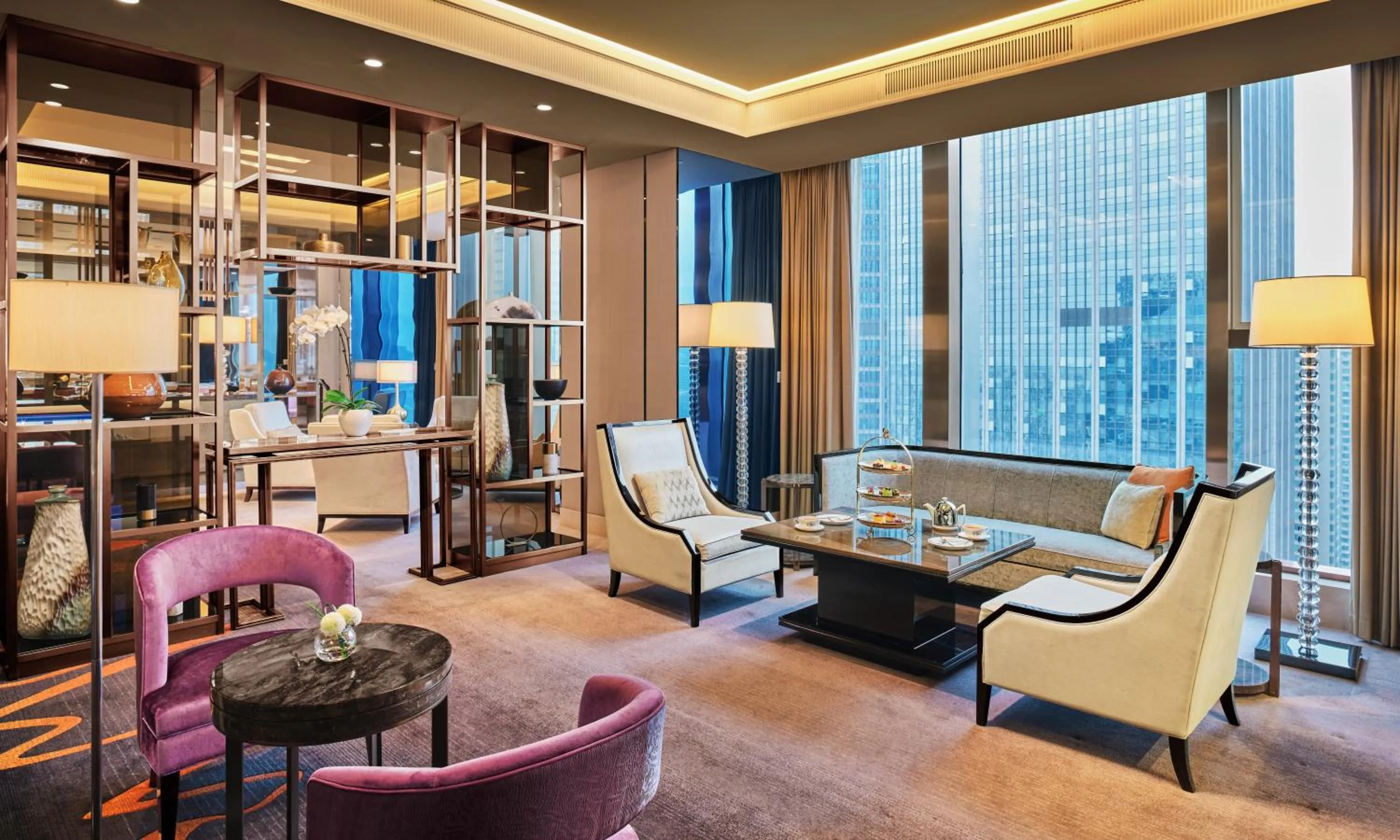 Seating area in Fairmont Chengdu