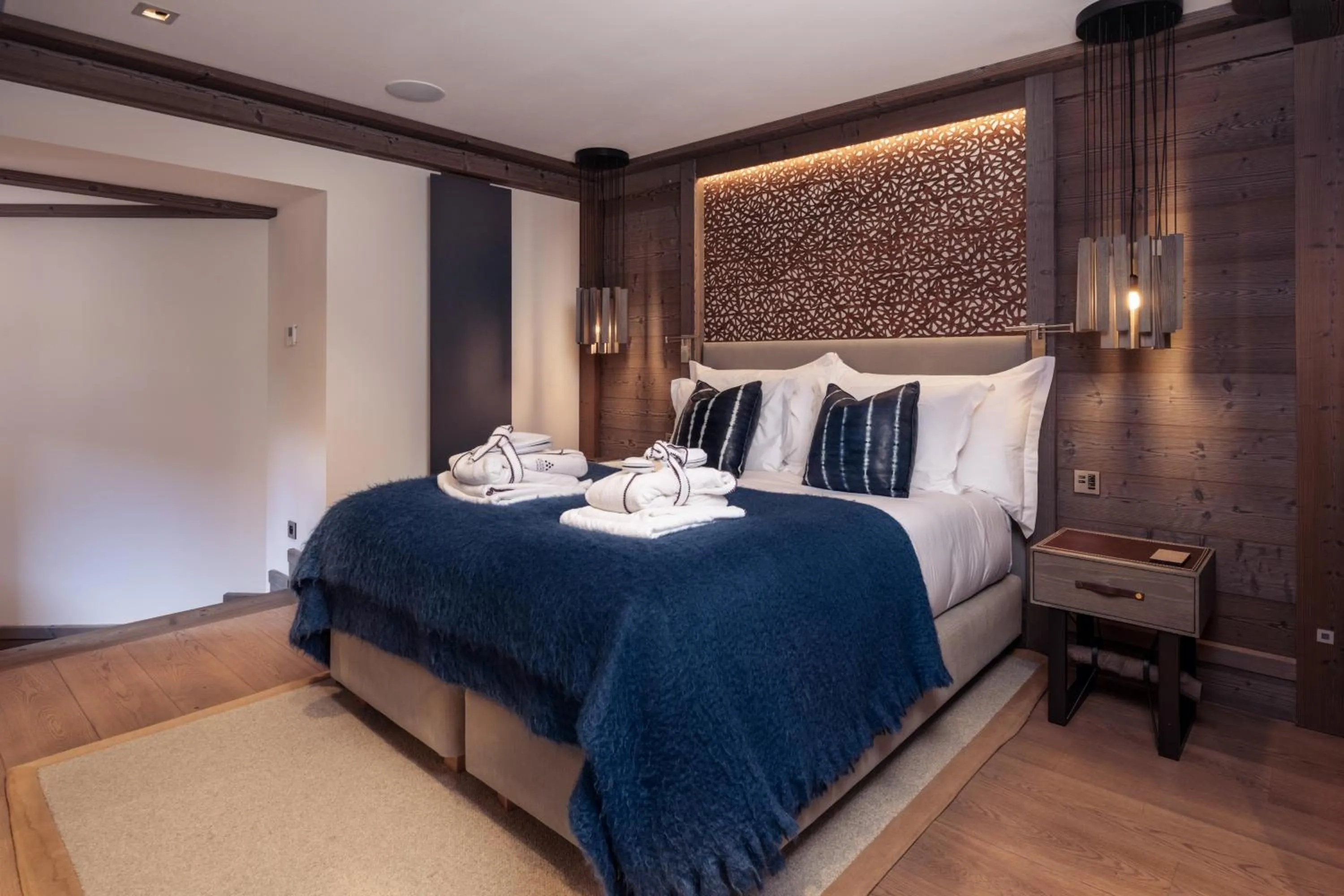 Bedroom, Bed in Six Senses Residences & Spa Courchevel