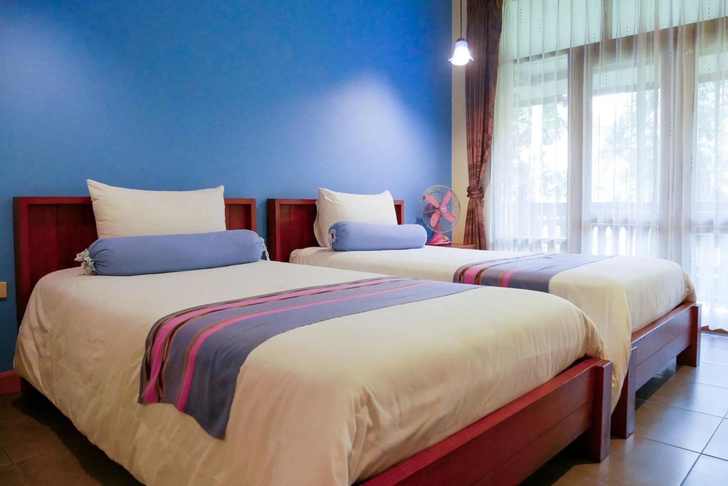 Bed in AuangKham Resort