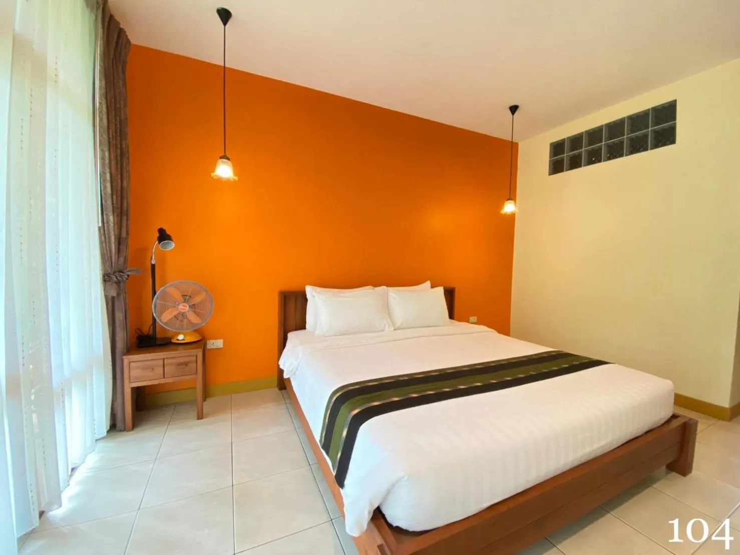 Bed in AuangKham Resort