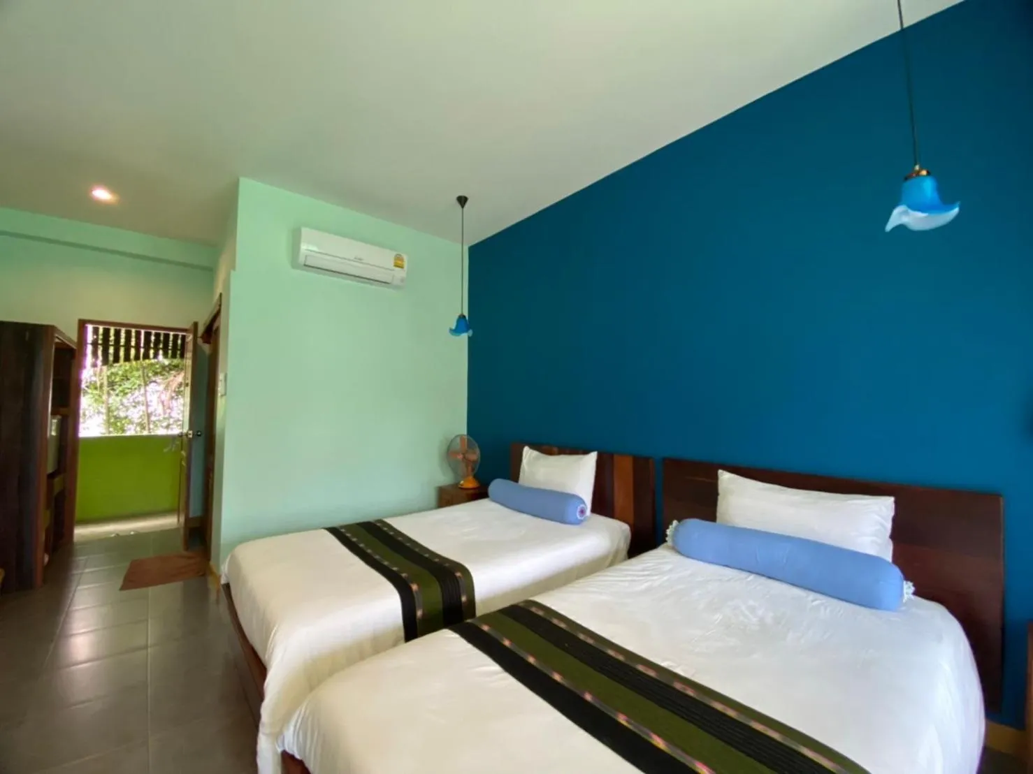 Bed in AuangKham Resort