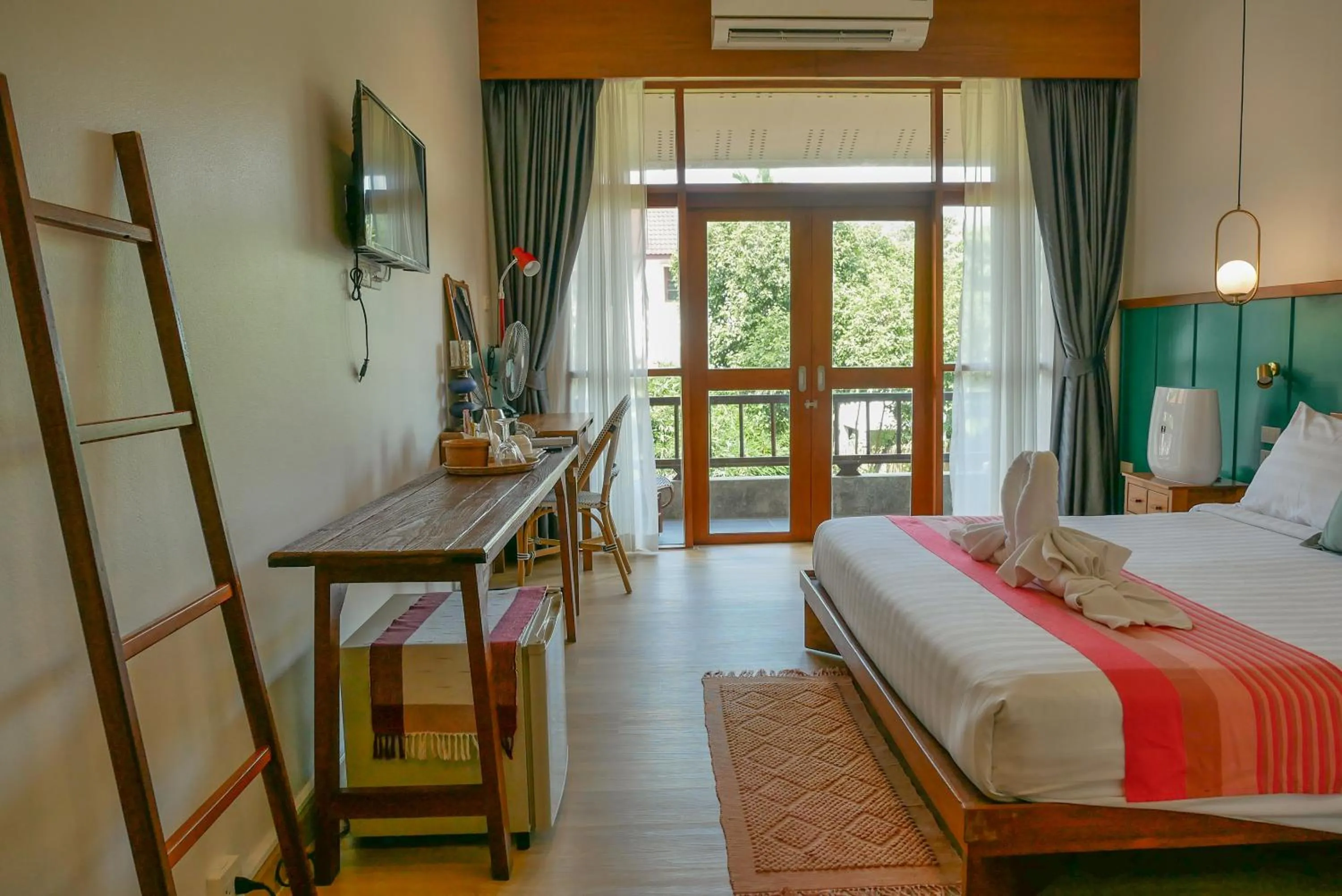 Bed in AuangKham Resort