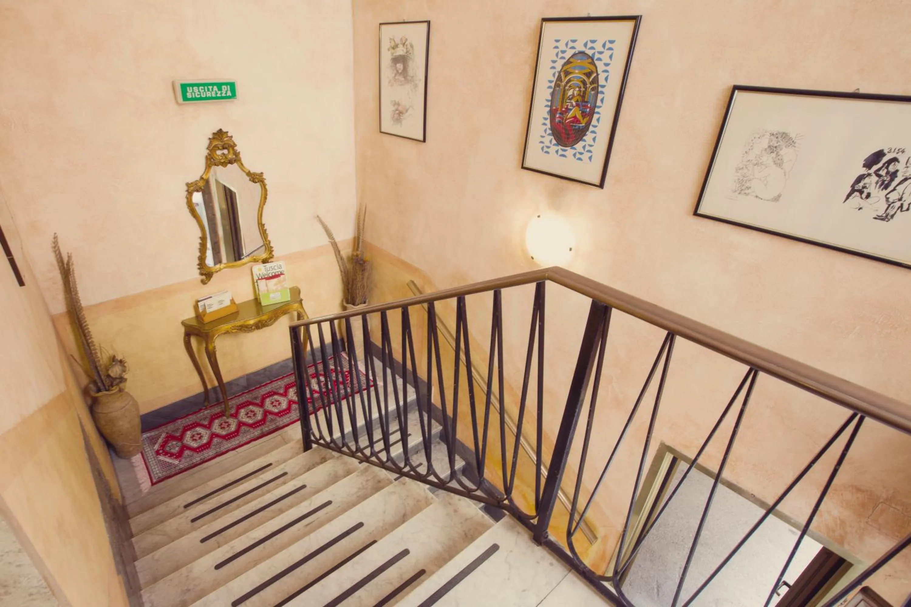 Decorative detail in Hotel Centrale