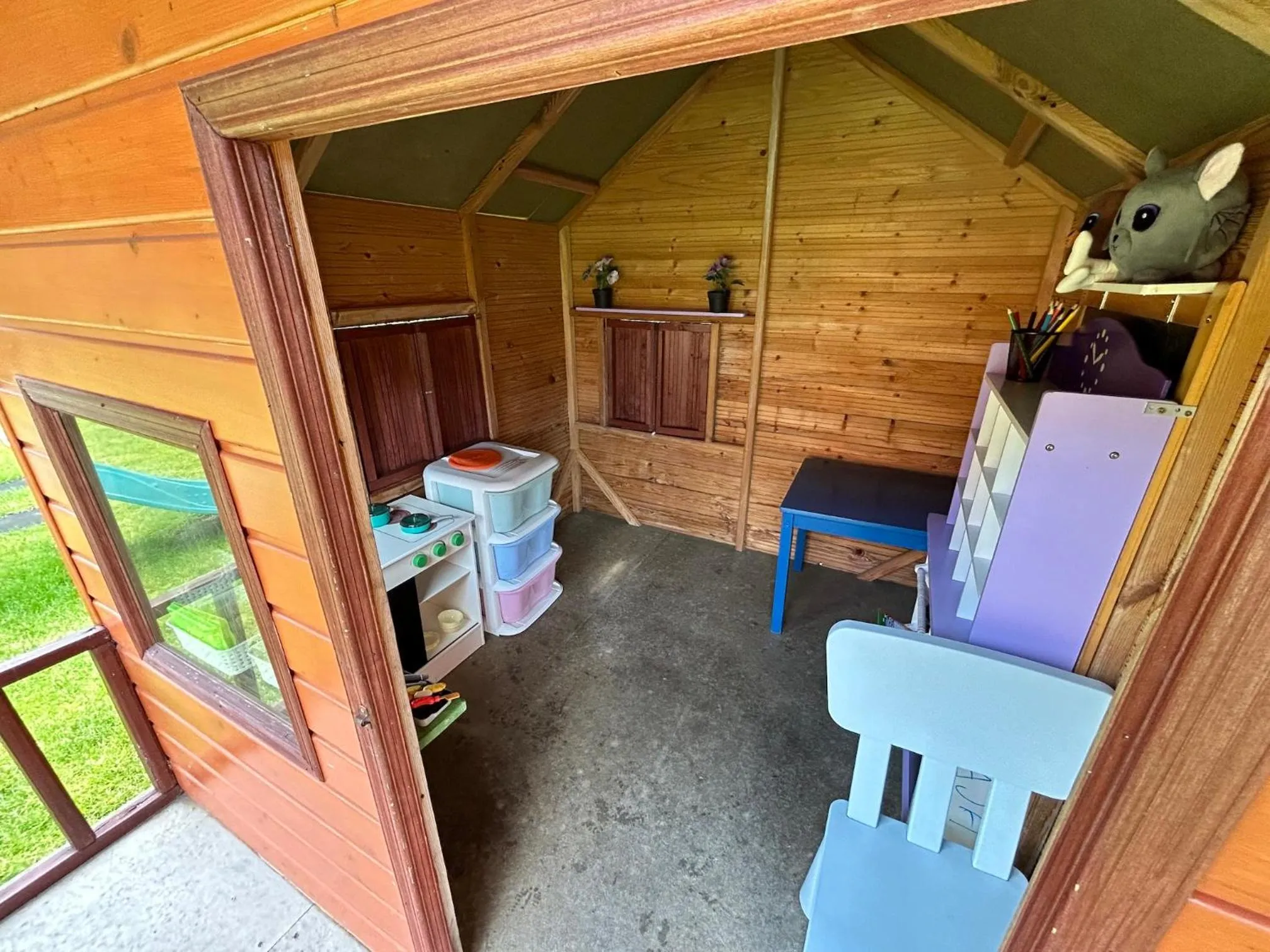 Children play ground in Domki Wczasowe Papaya