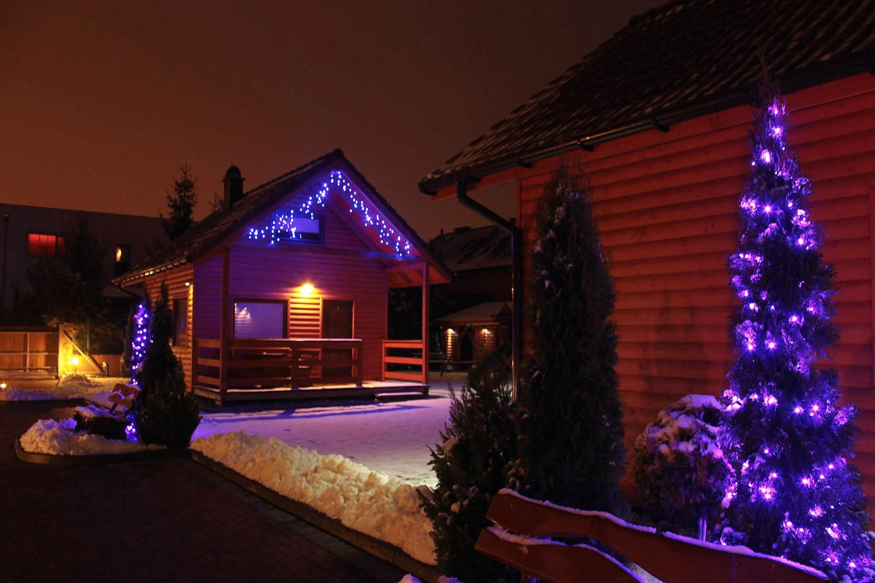 Garden view in Domki Wczasowe Papaya