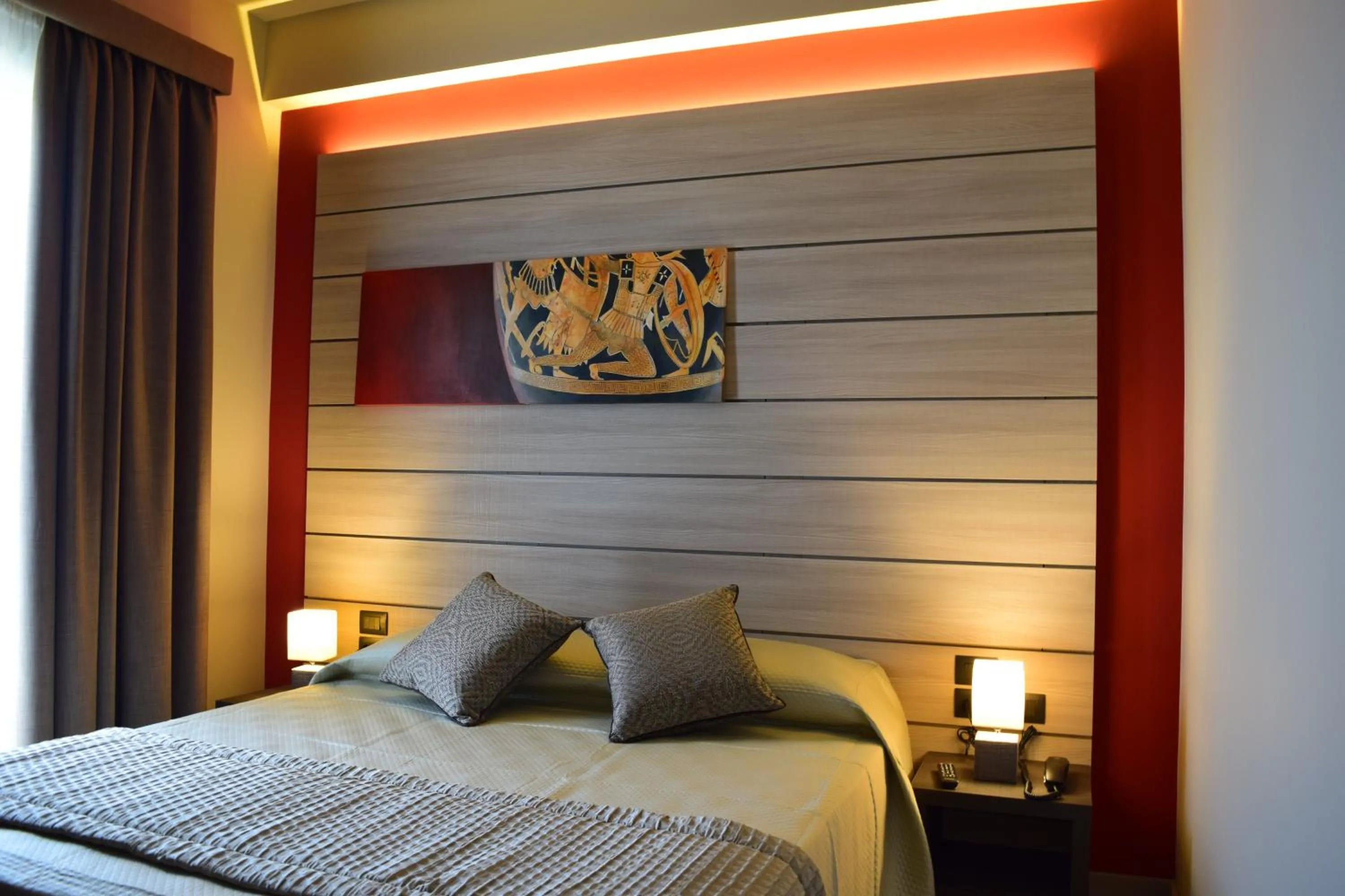 Bedroom, Bed in Archeo Hotel