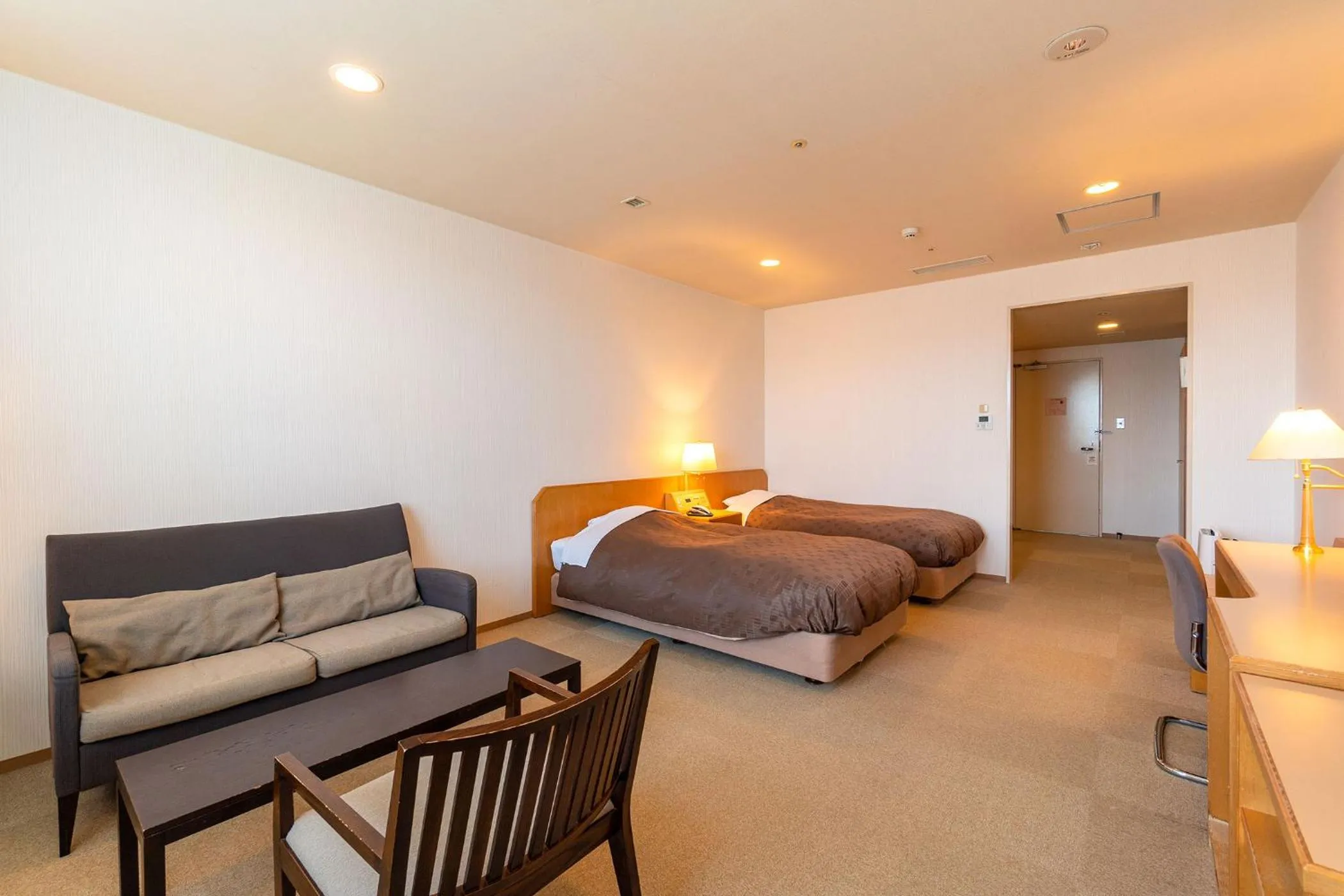 Photo of the whole room, Bed in Ooedo Onsen Monogatari Aizu