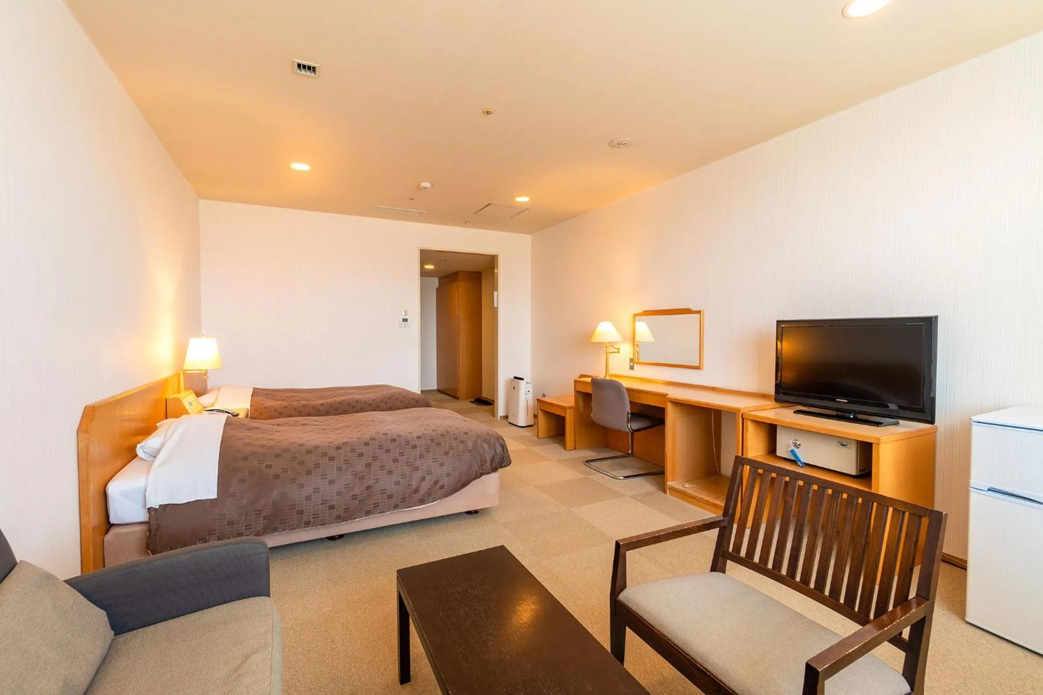 Photo of the whole room, Bed in Ooedo Onsen Monogatari Aizu