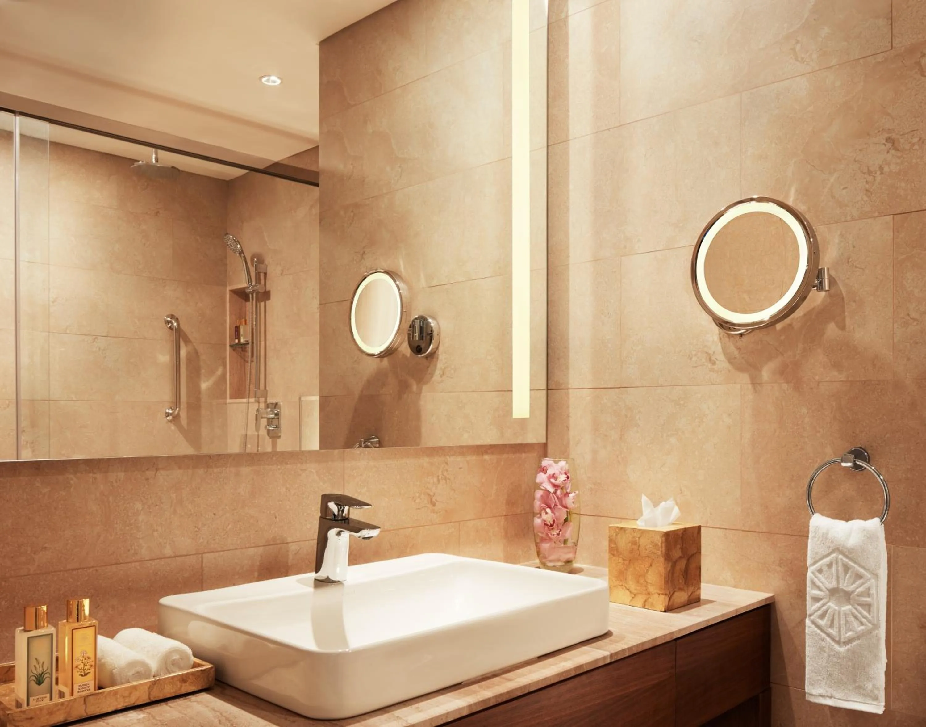 Bathroom in Taj Swarna, Amritsar