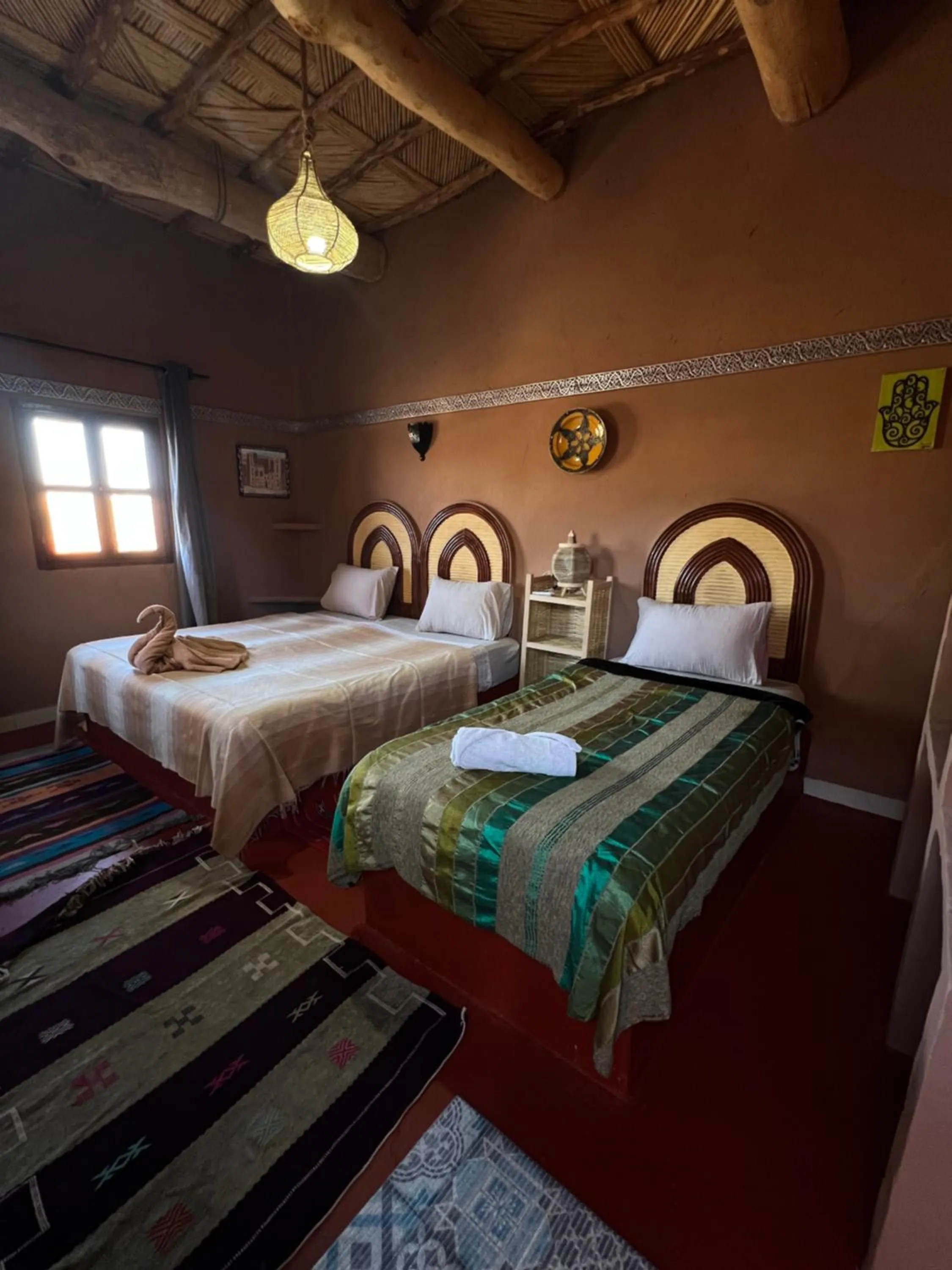 Bed in Auberge Ksar Ait Ben Haddou