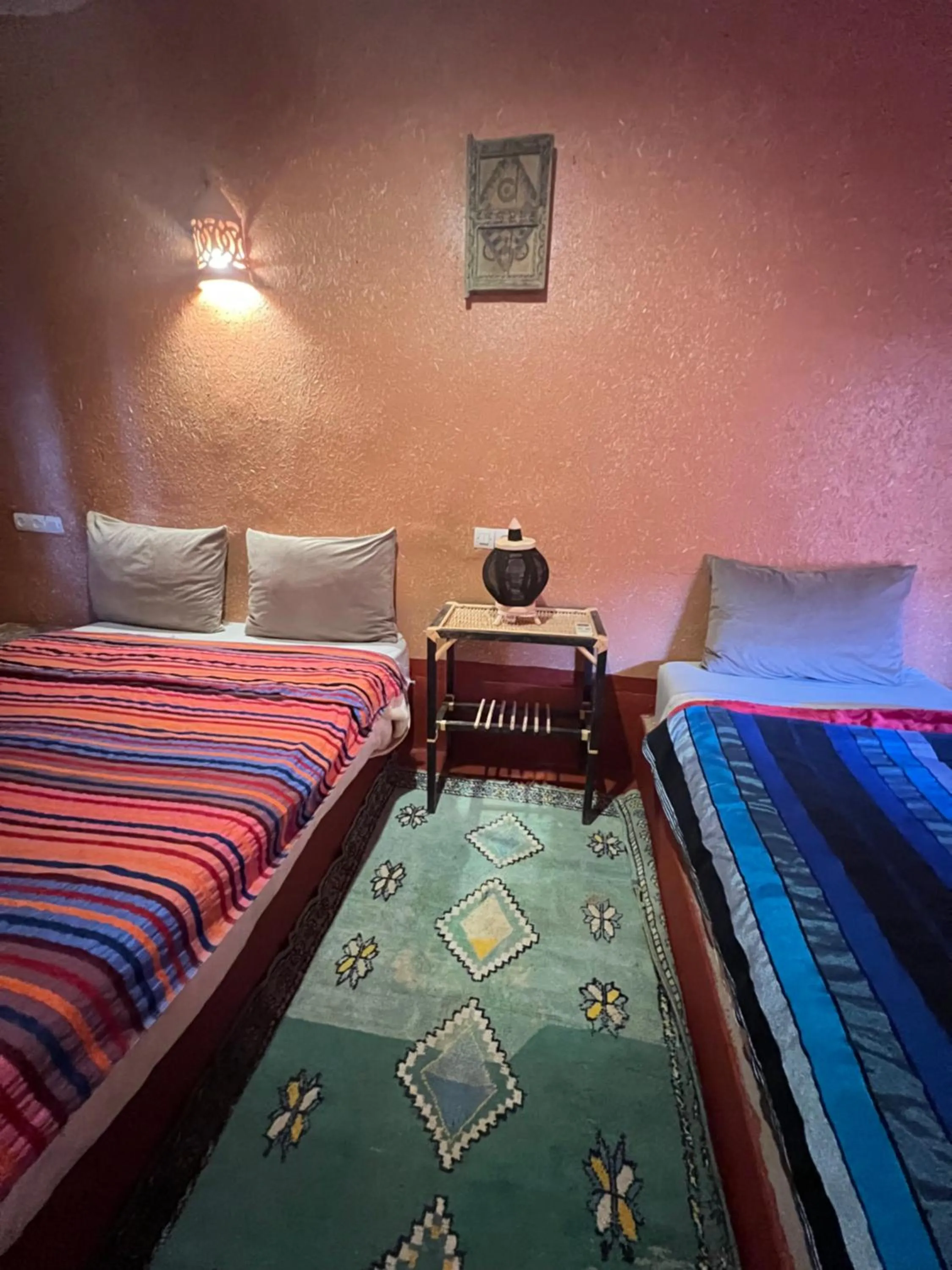 Bed in Auberge Ksar Ait Ben Haddou