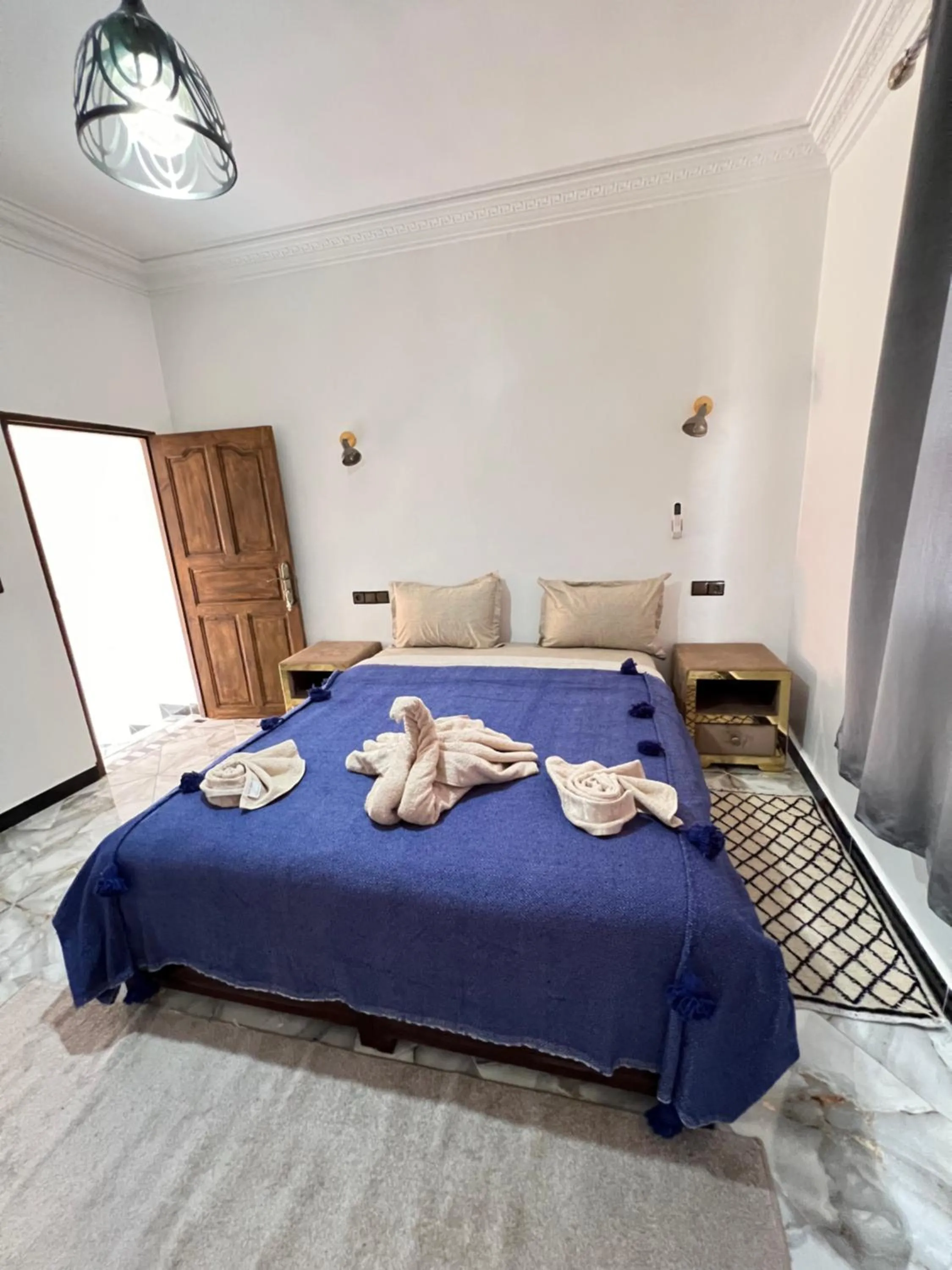 Bed in Auberge Ksar Ait Ben Haddou