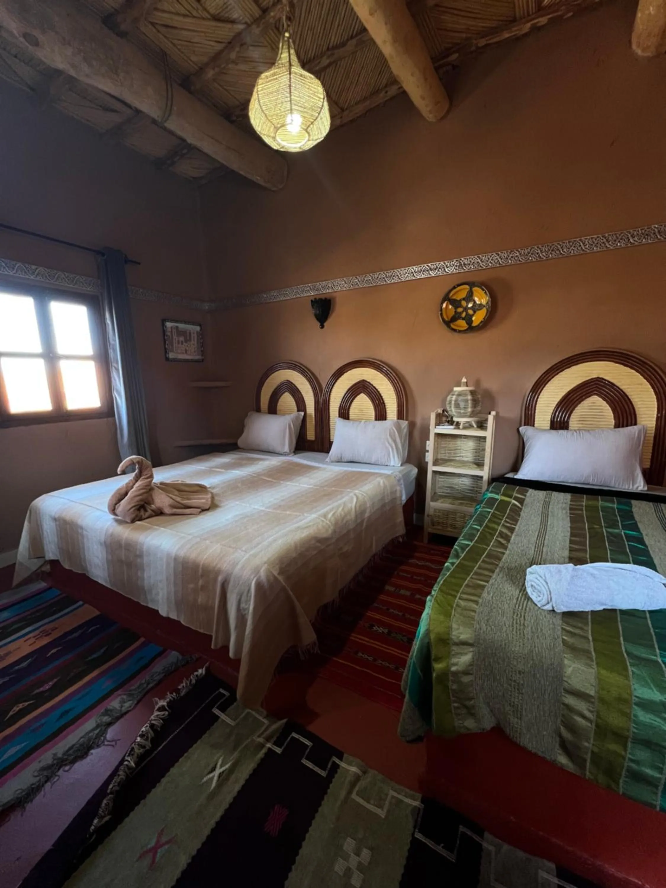 Bed in Auberge Ksar Ait Ben Haddou