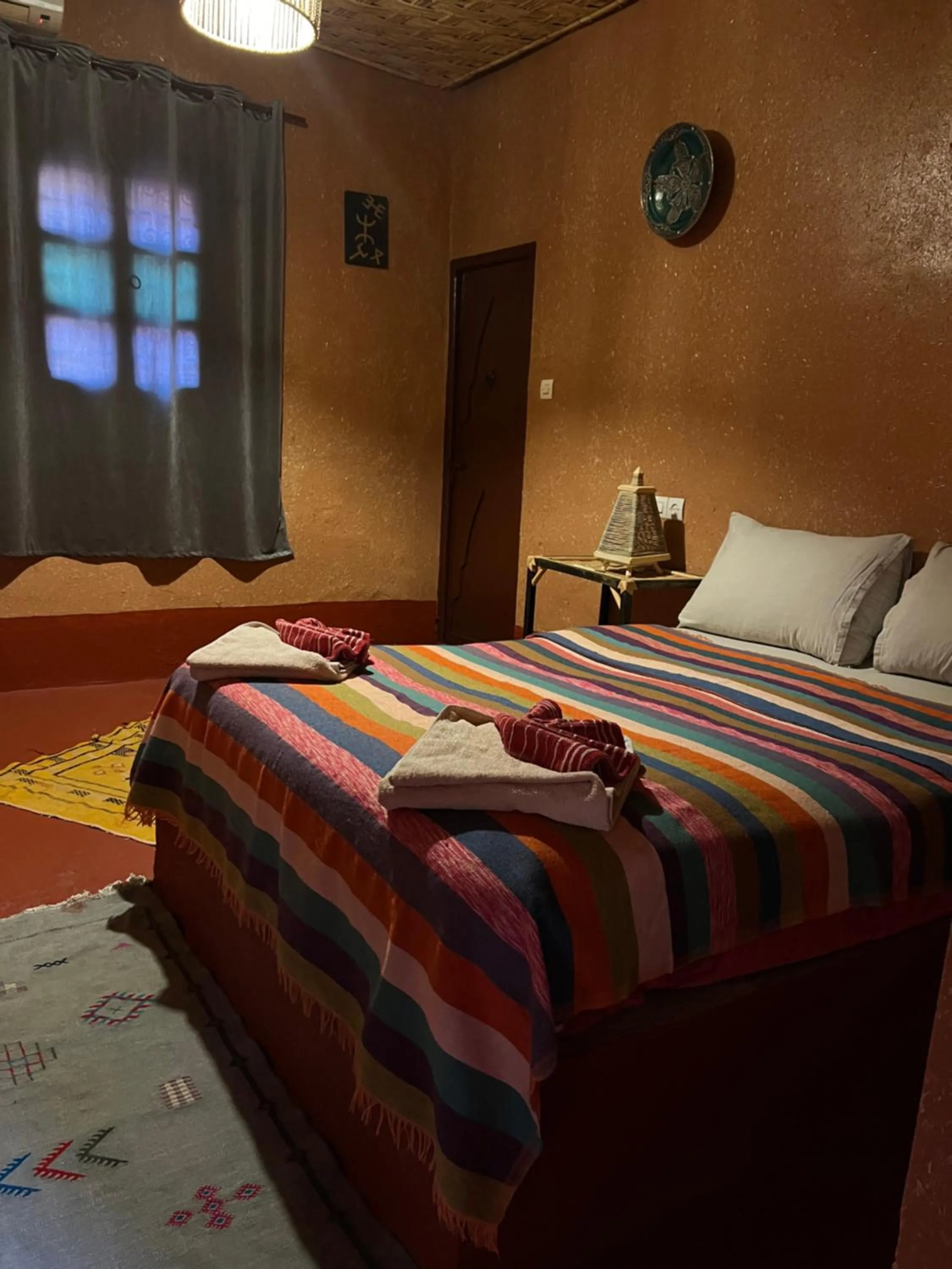 Bed in Auberge Ksar Ait Ben Haddou